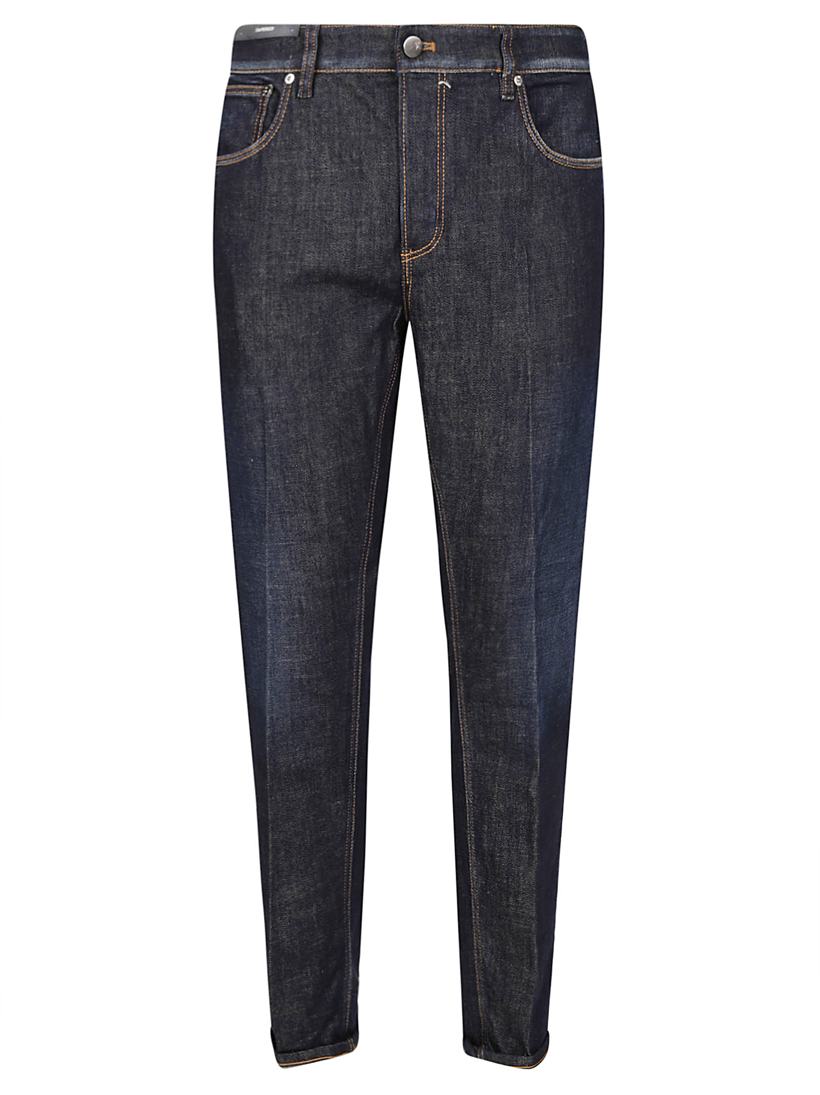 Pt Torino Mid-rise Straight-leg Jeans In Black
