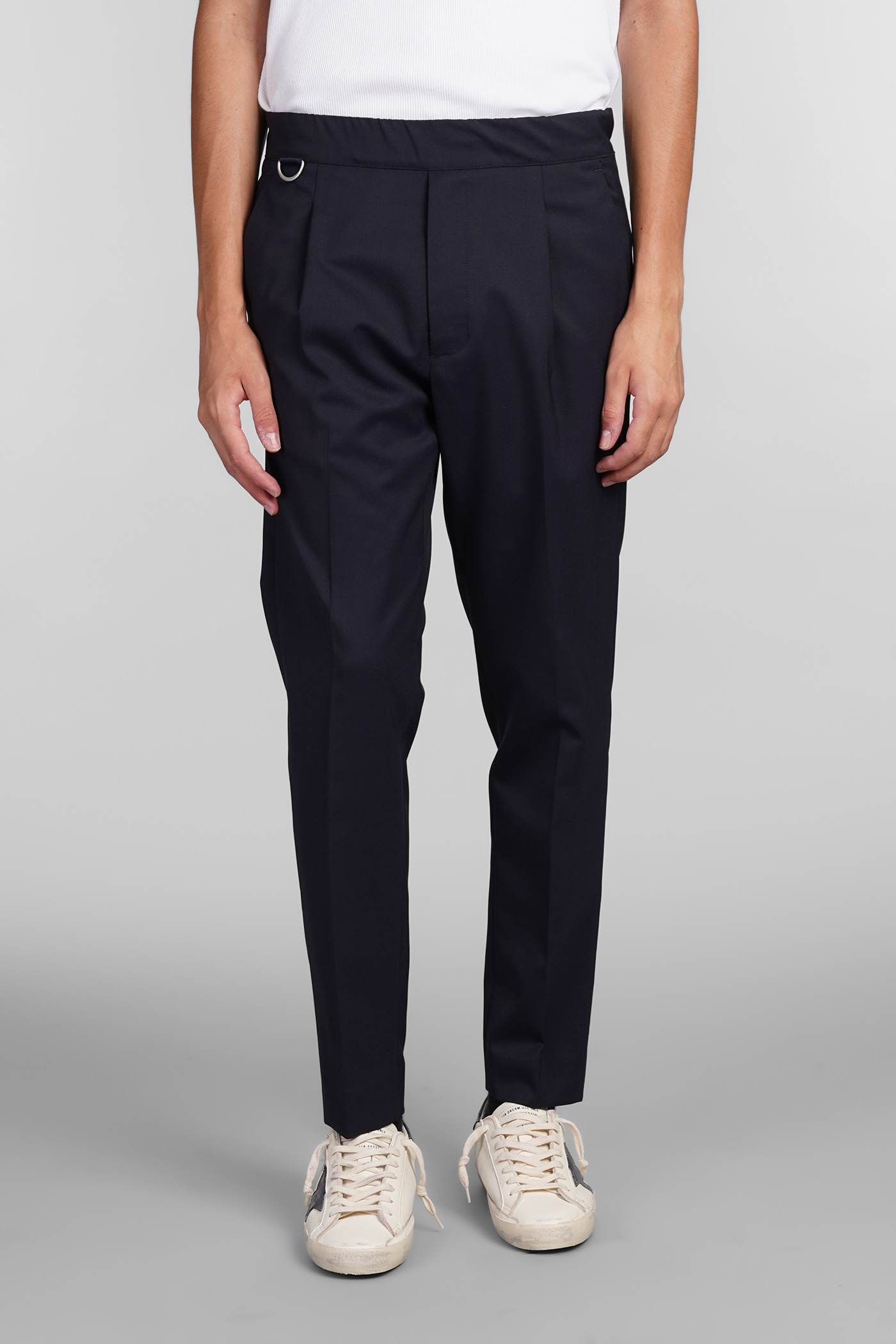 Patrick Pants In Blue Wool