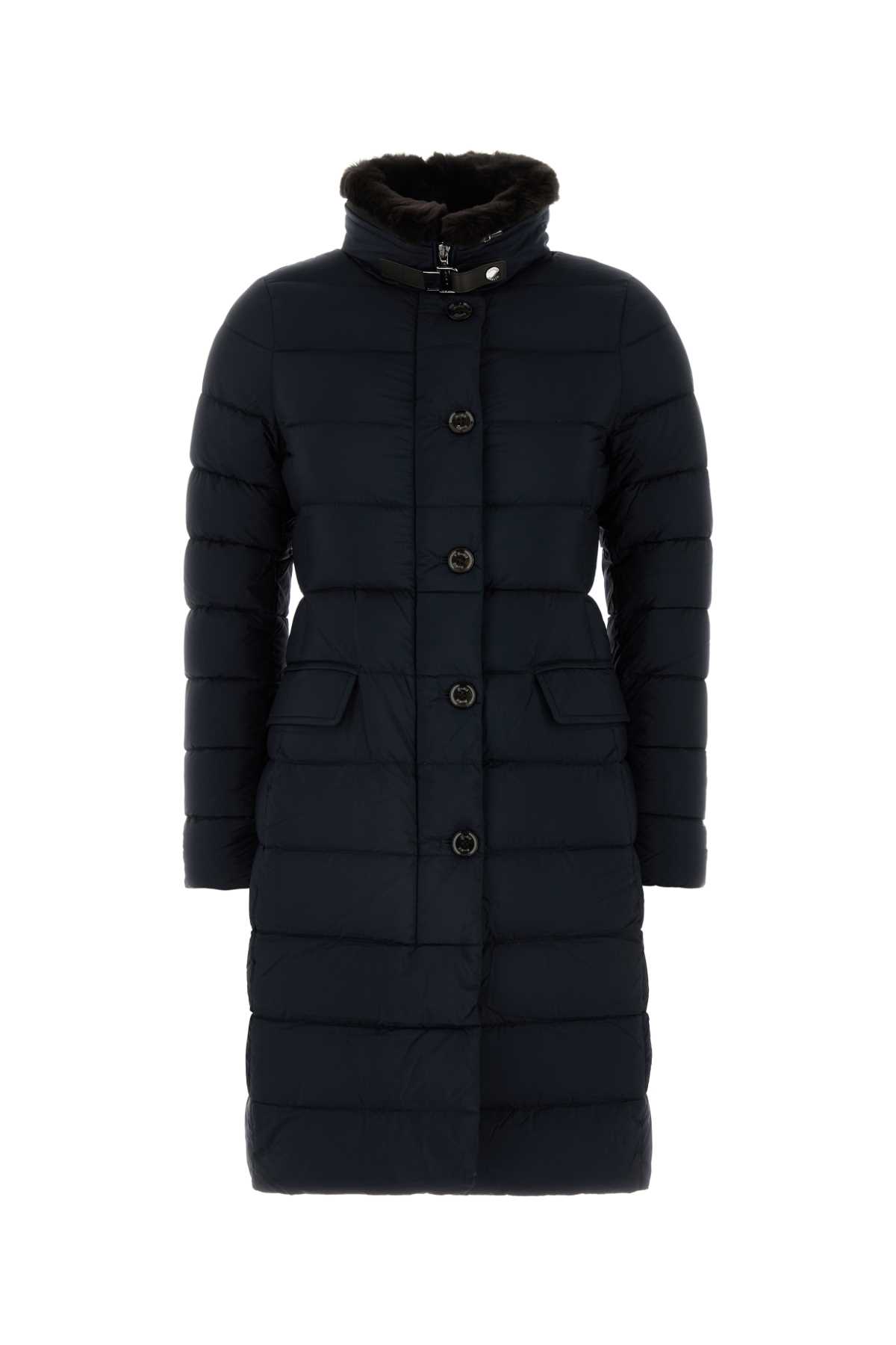 Midnight Blue Nylon Blend Vetivers Down Jacket