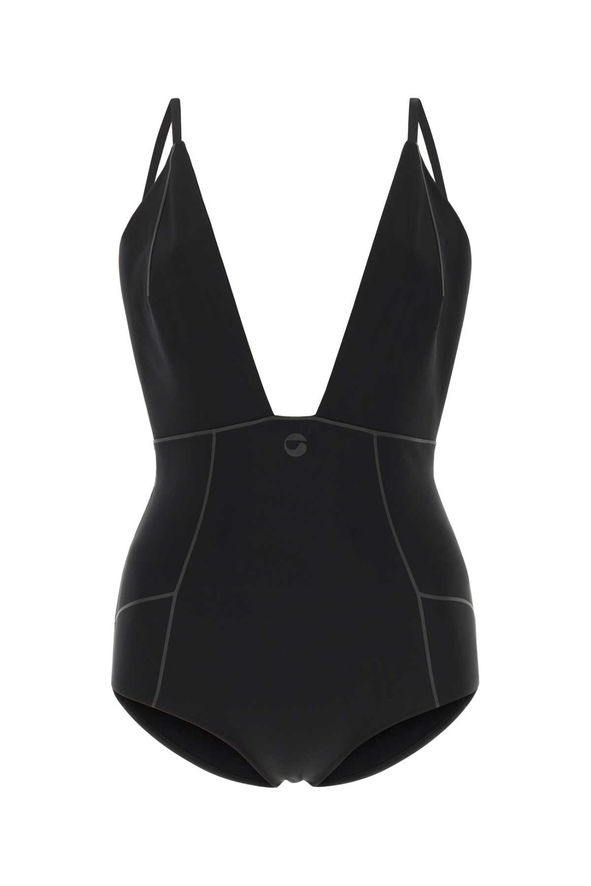 Black Stretch Nylon Bodysuit