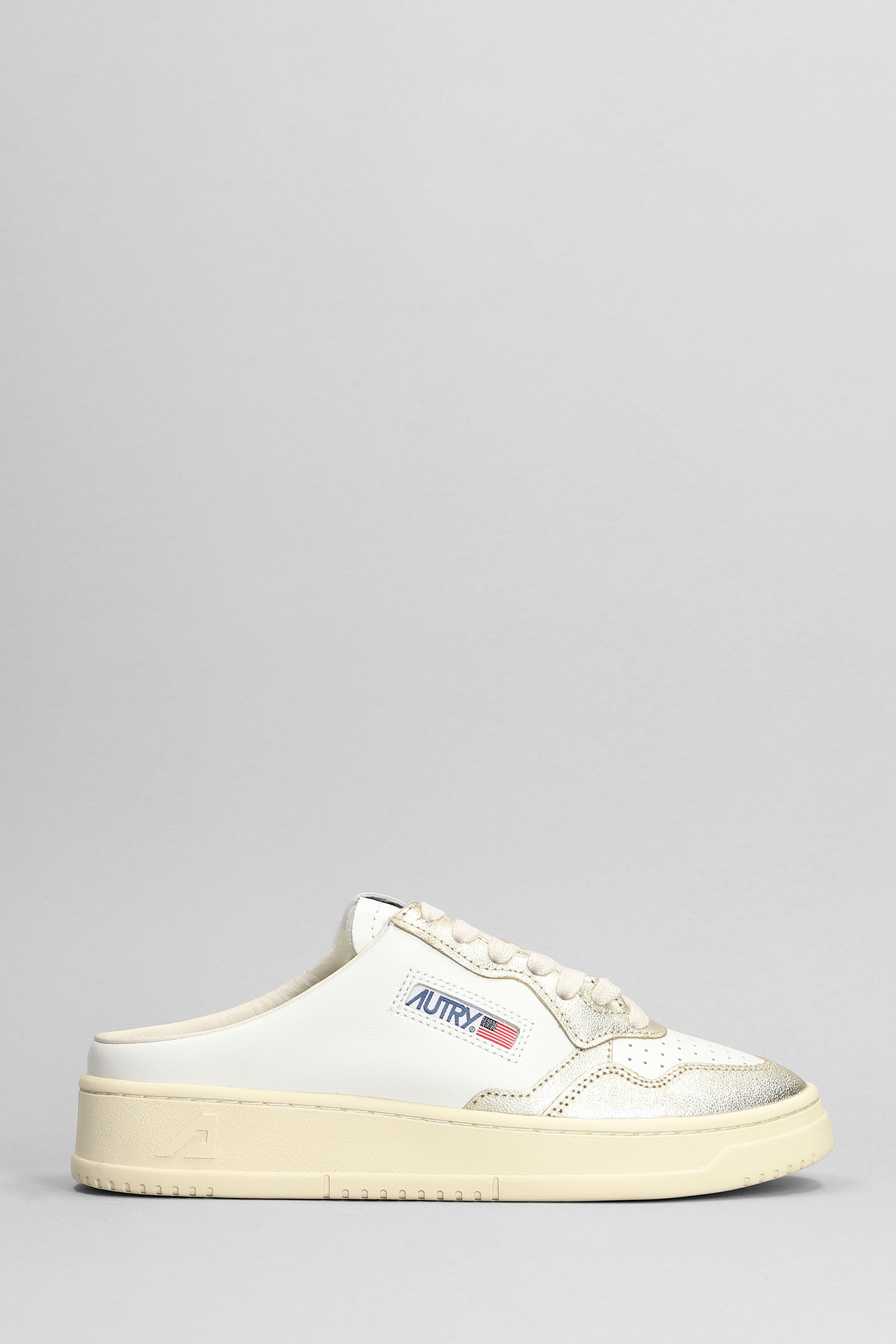 Logo Patched Low Sneakers Mule