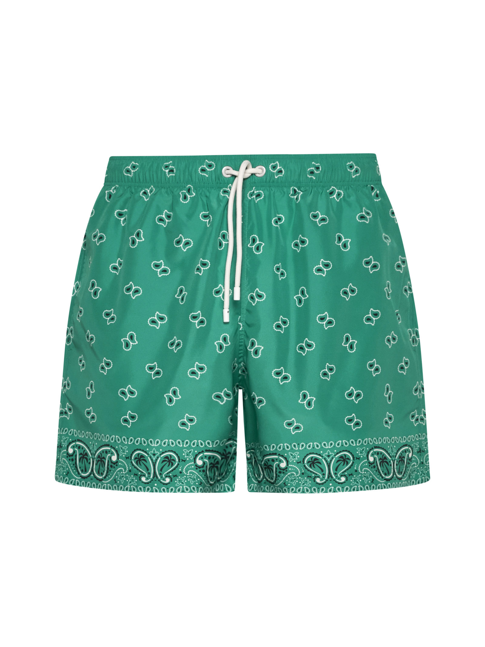 Swim Shorts With Bandana Monogram