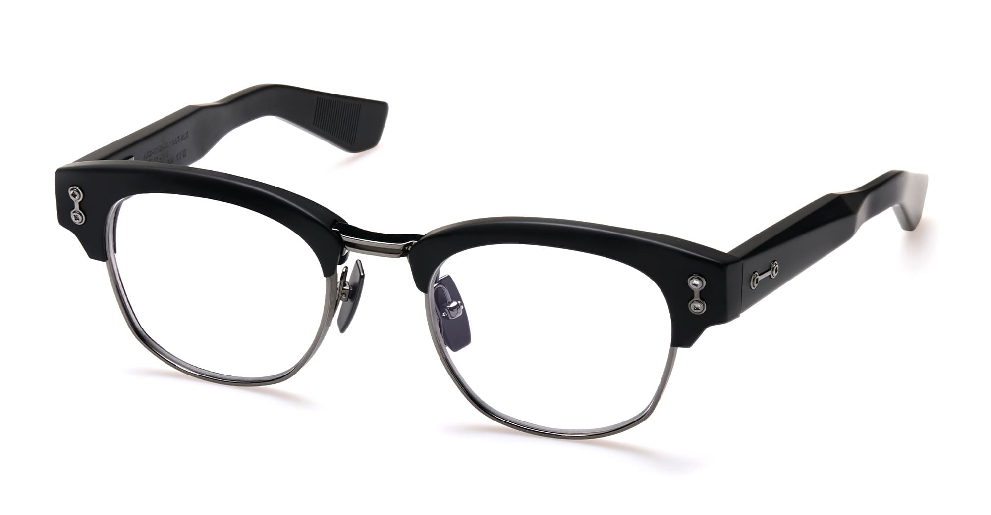 Akoni Newton - Matte Black / Black Rhodium Rx Glasses In Black