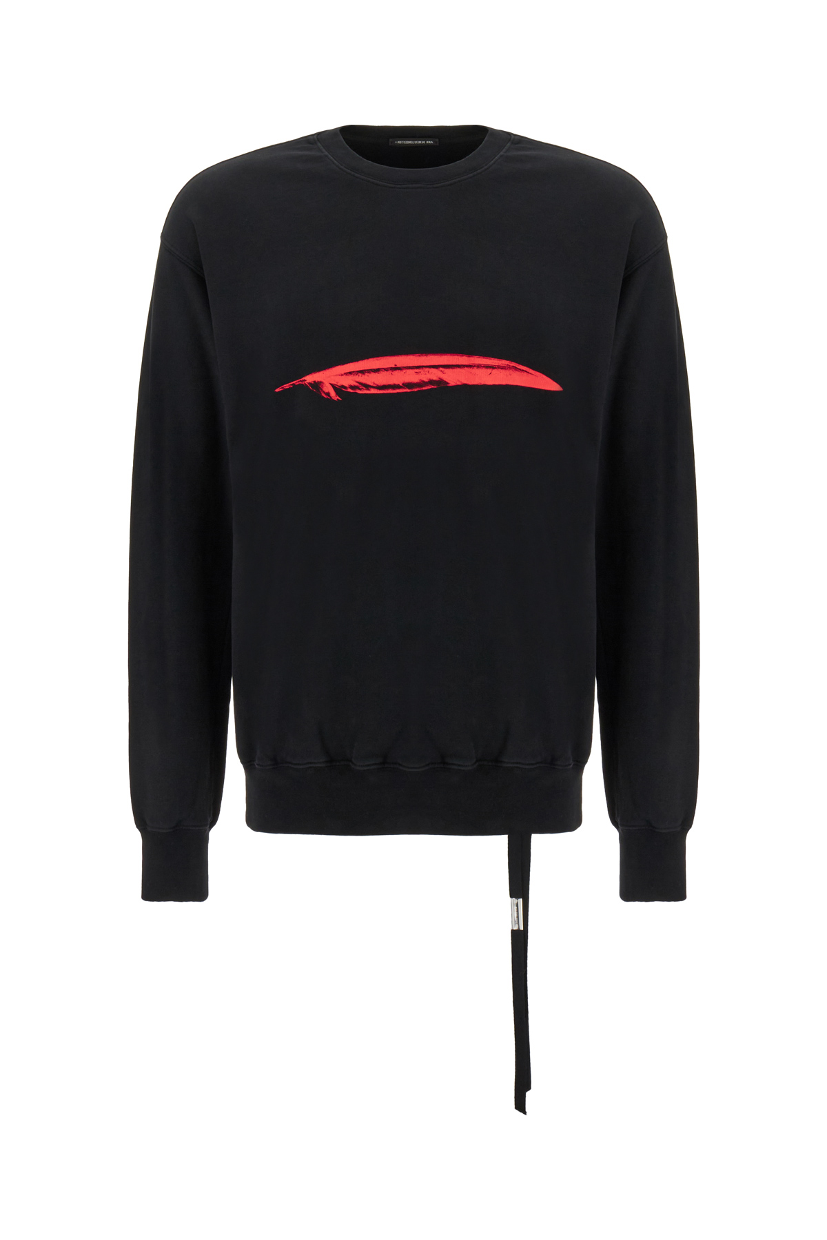 Black Cotton Sweatshirt