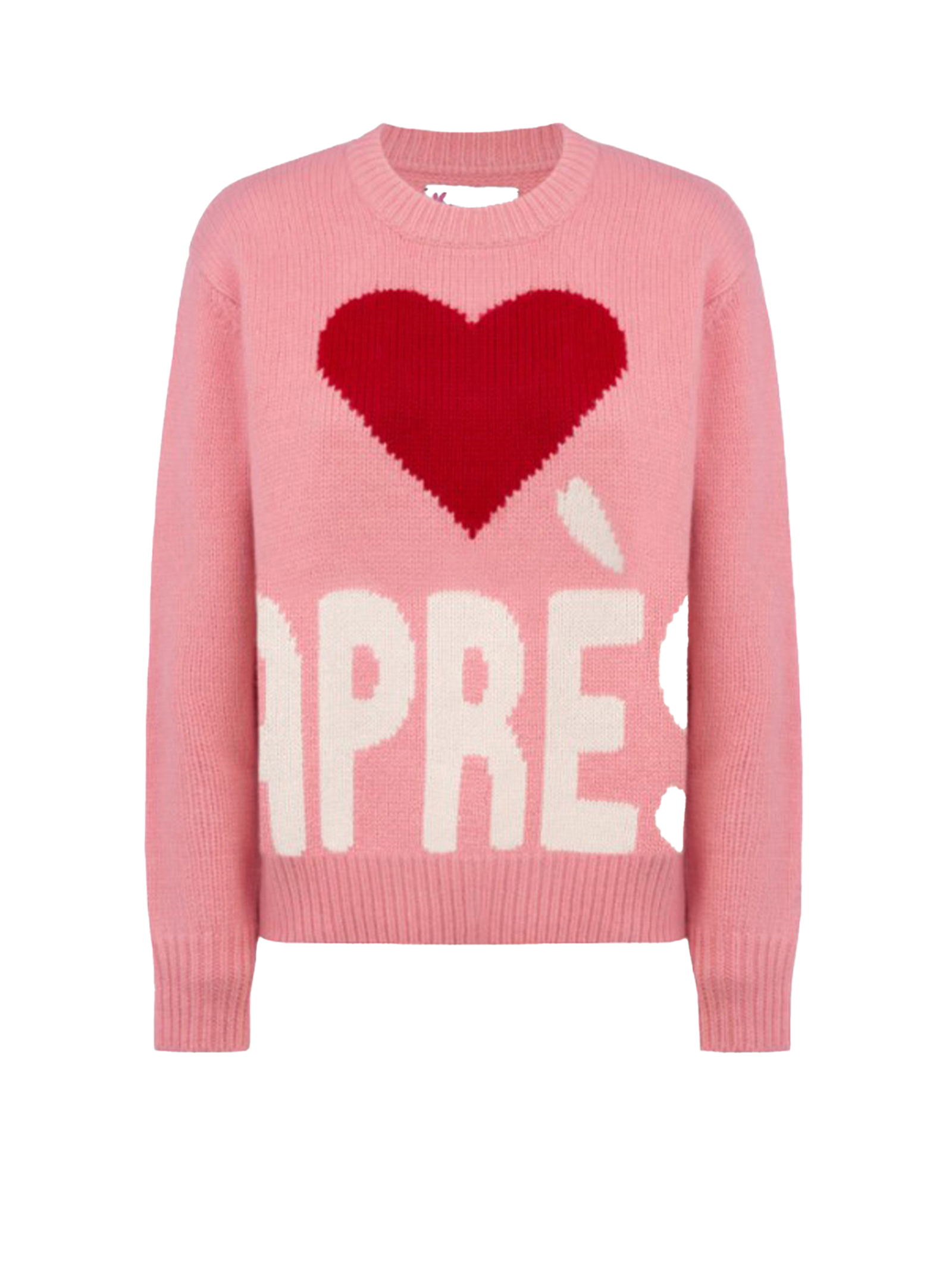 Pink Apres Ski Print Sweater