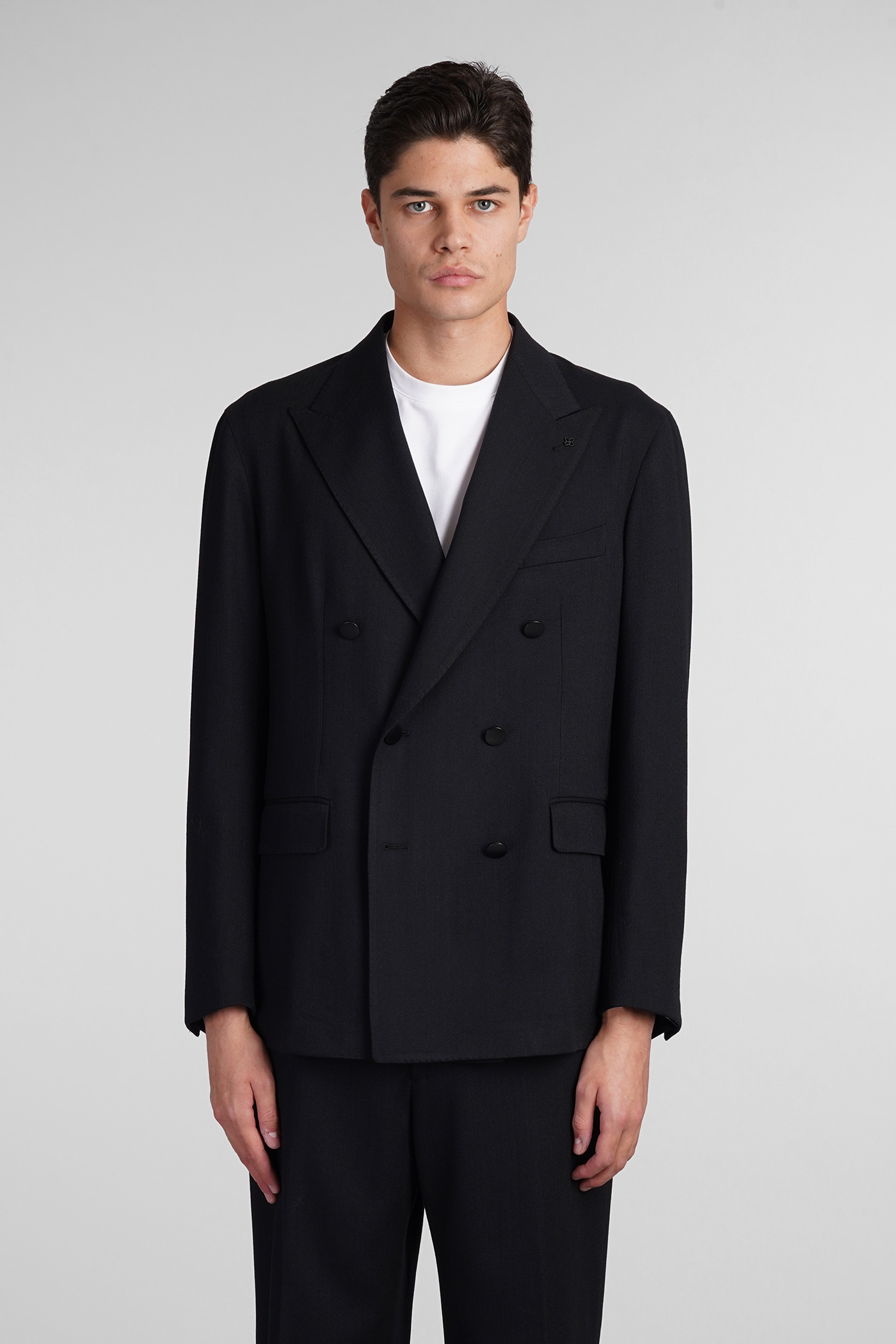 Tagliatore 0205 2sny10bnt In Black Wool