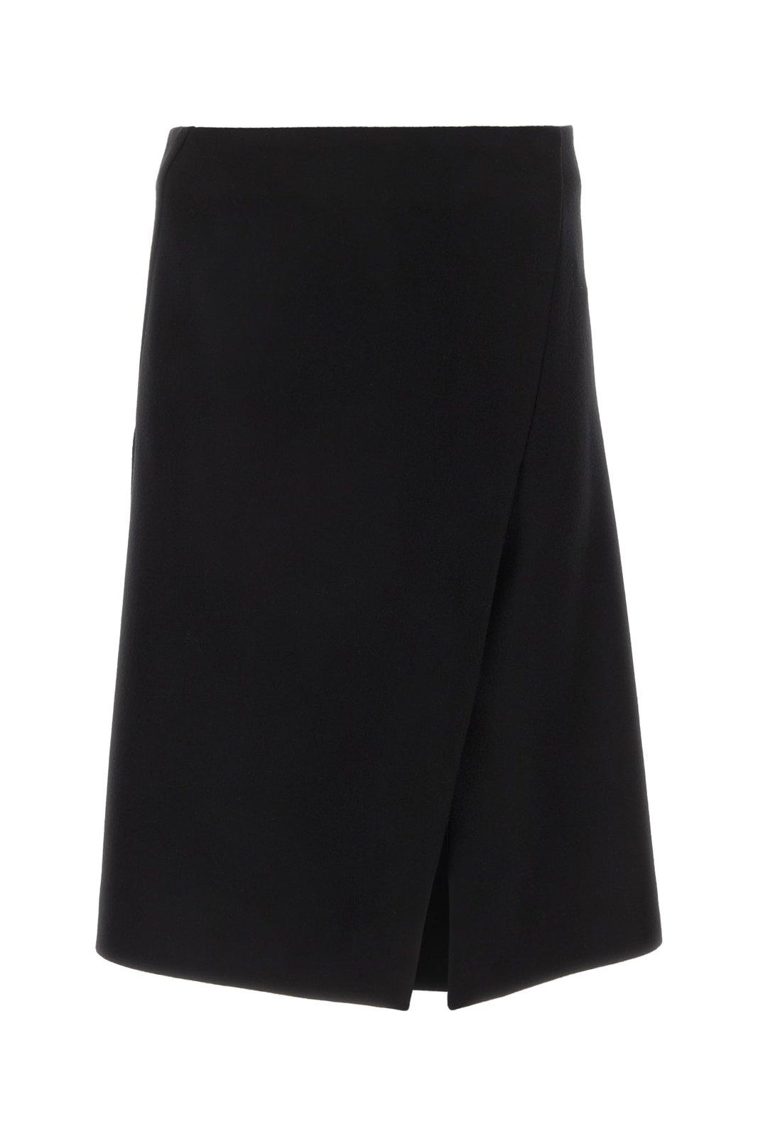 Front-slit Midi Skirt