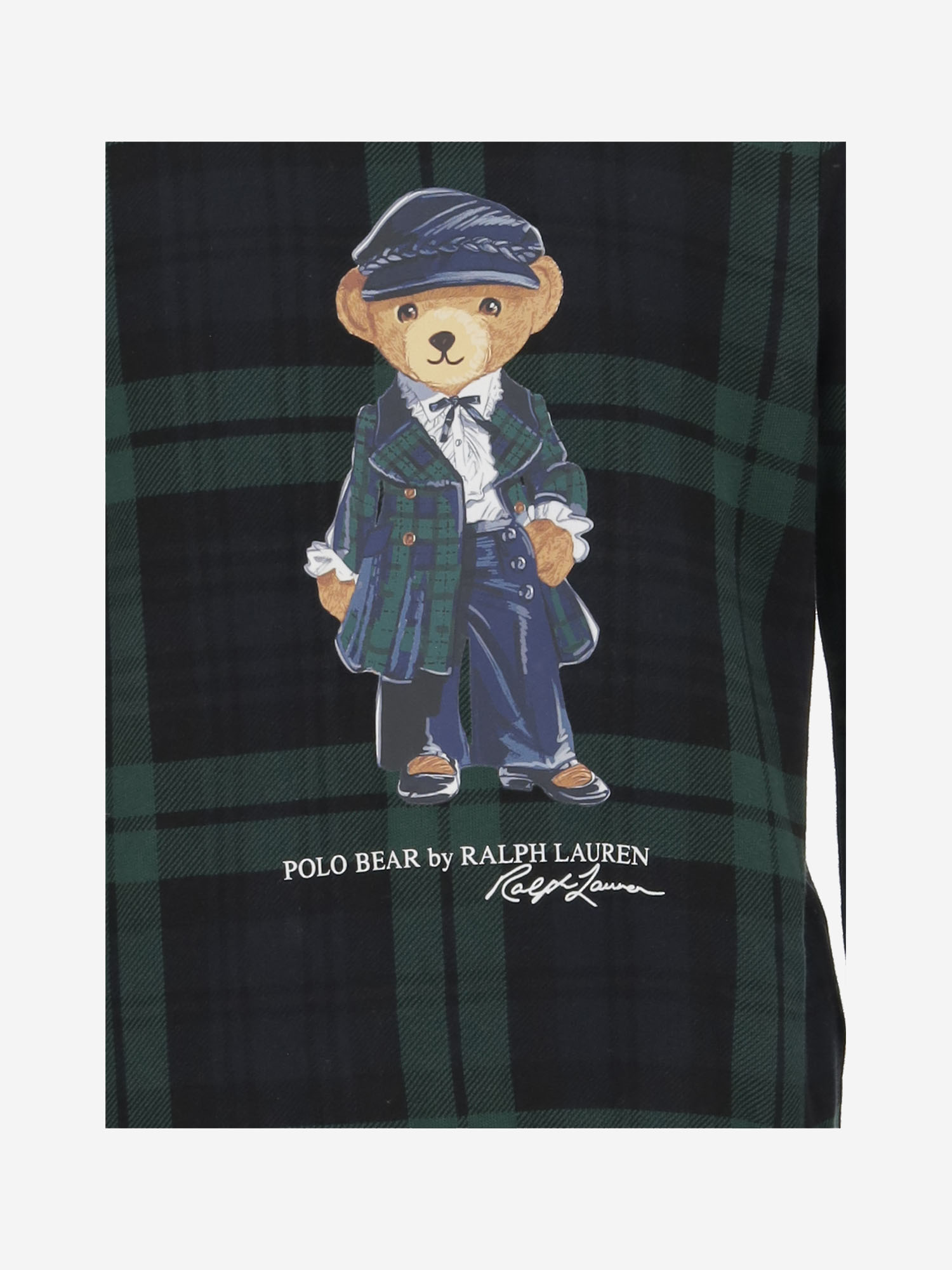 Polo Ralph Lauren Polo Bear-print Sweatshirt In Blackwatch