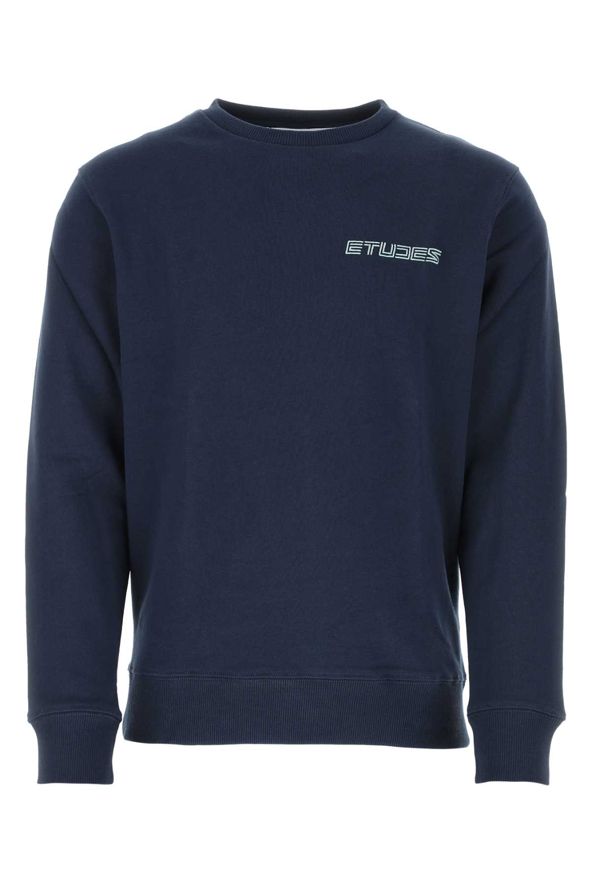 Études Blue Cotton Sweatshirt