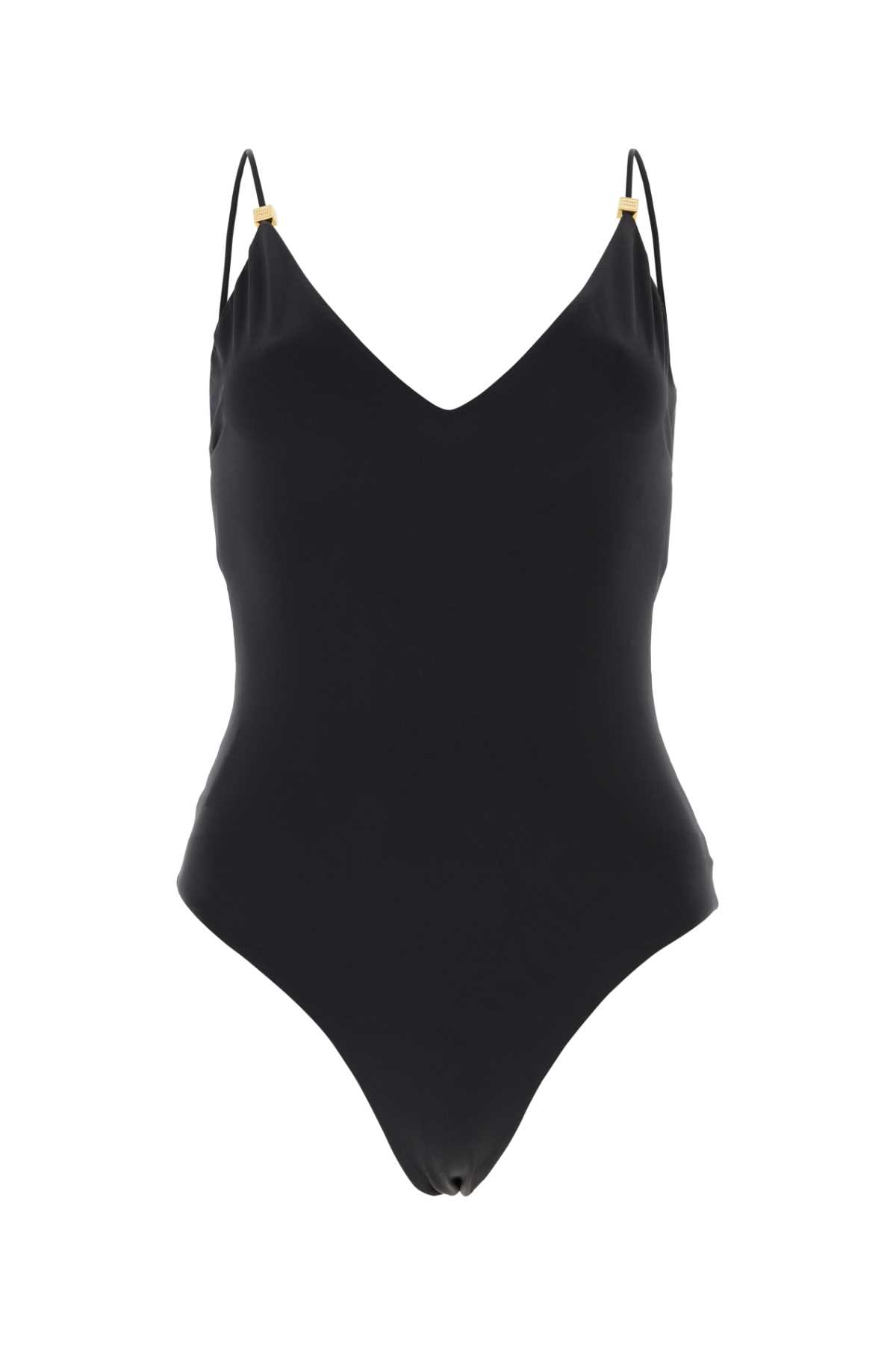 Black Stretch Nylon Swimsuit