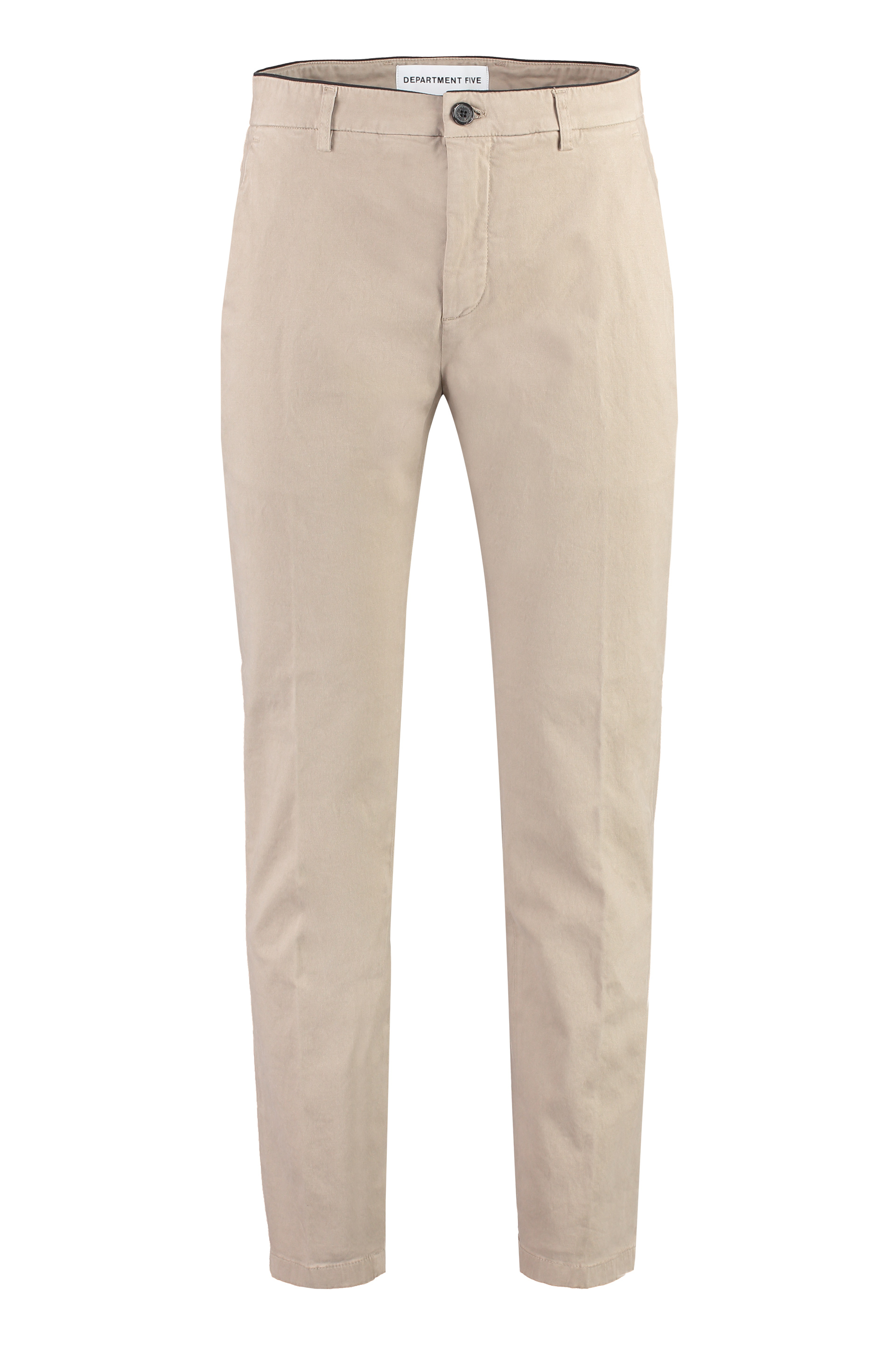Department Five Mike Buttoned-pocket Chino Trousers In Beige