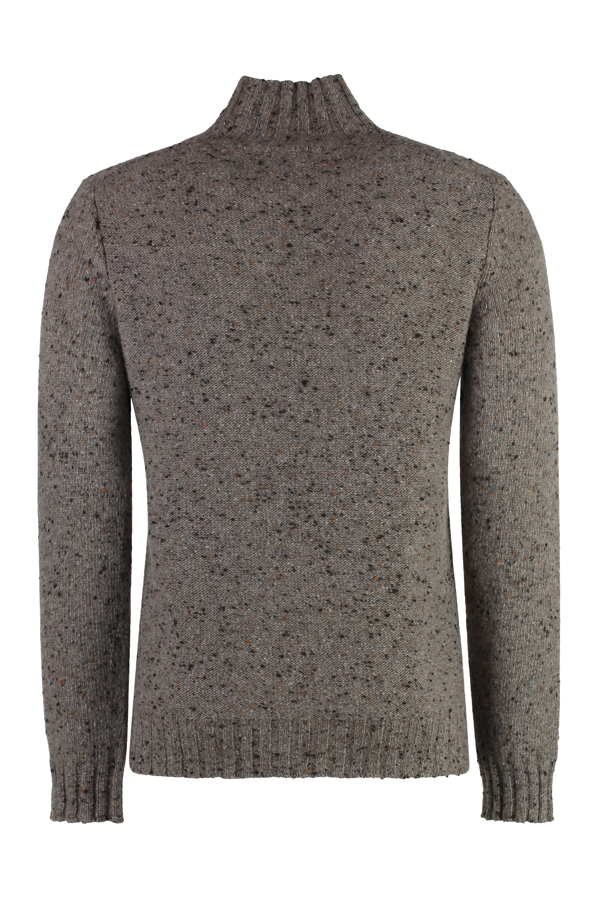 Malo Cashmere Turtleneck Sweater In Grey