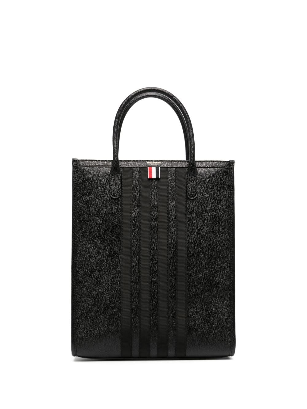 4-bar Leather Tote Bag