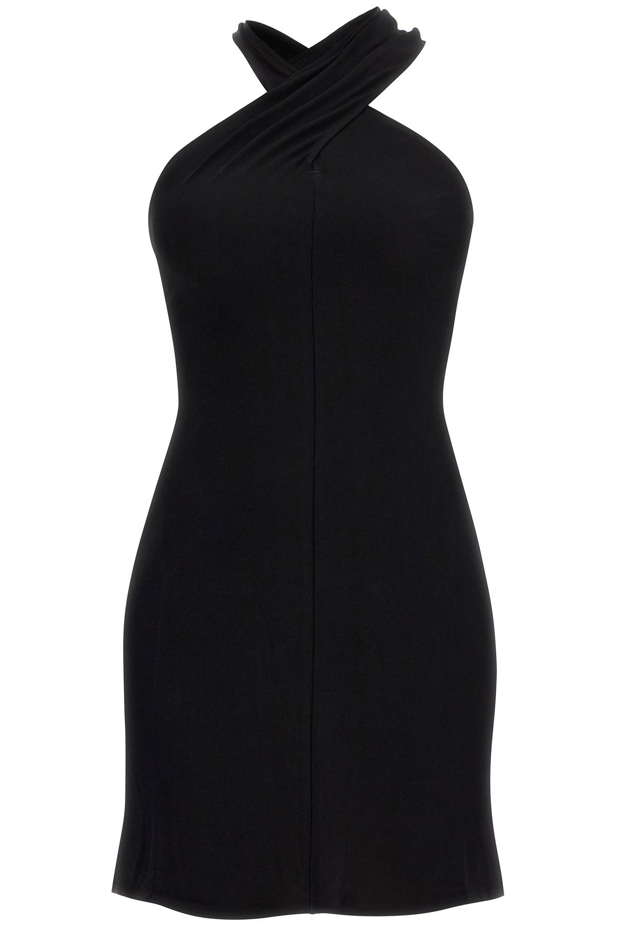 Courrèges Criss Cross Mini Jersey Dress