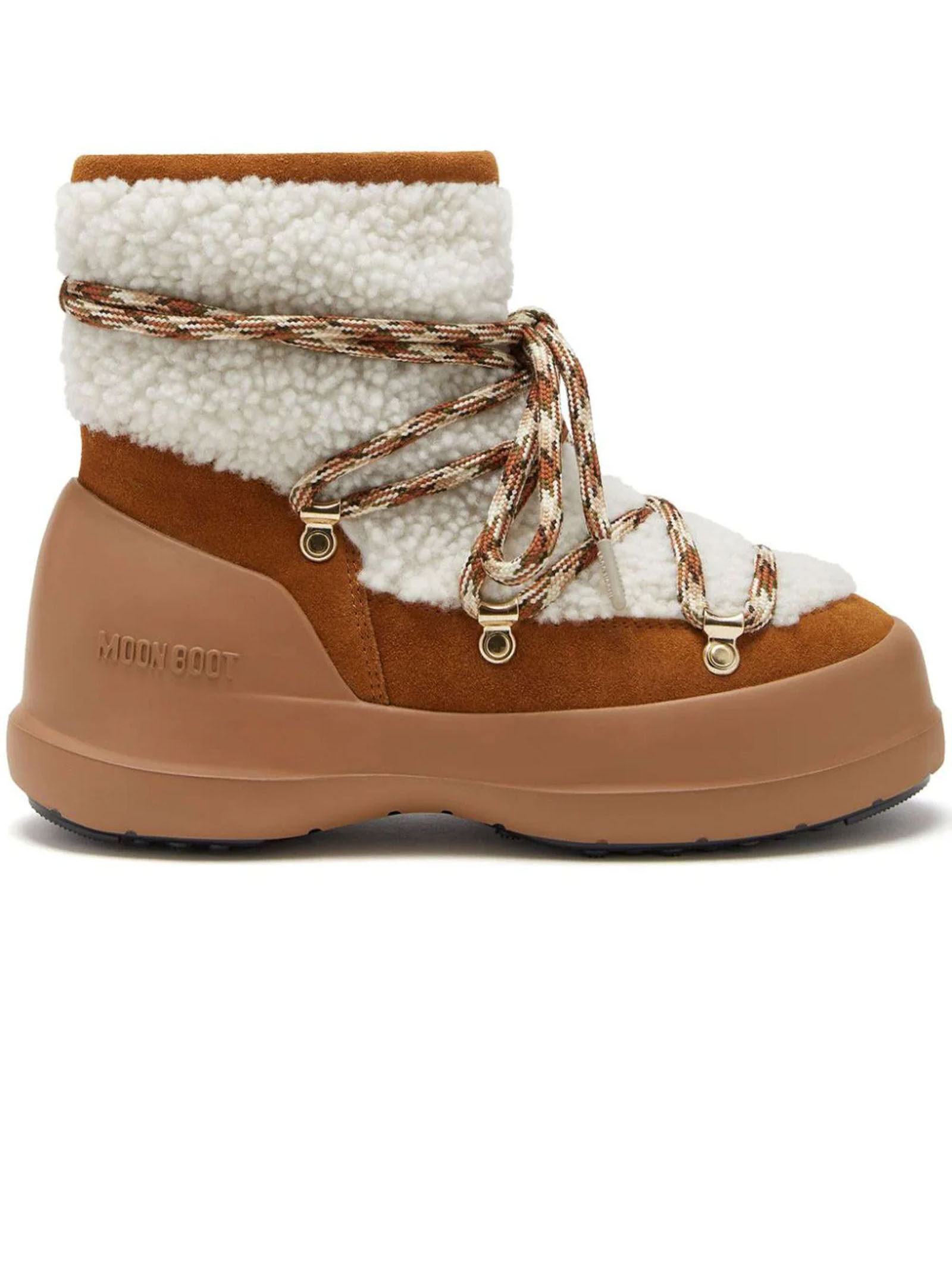 Luna Shearling Lace-up Boots