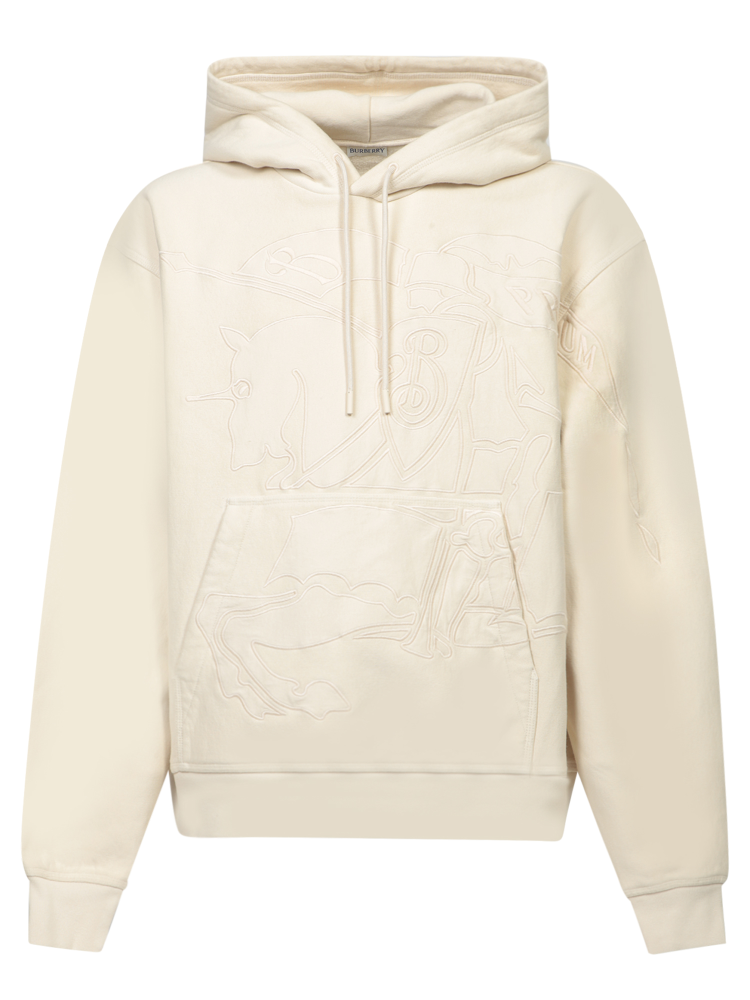 Sand Cotton Blend Sweatshirt