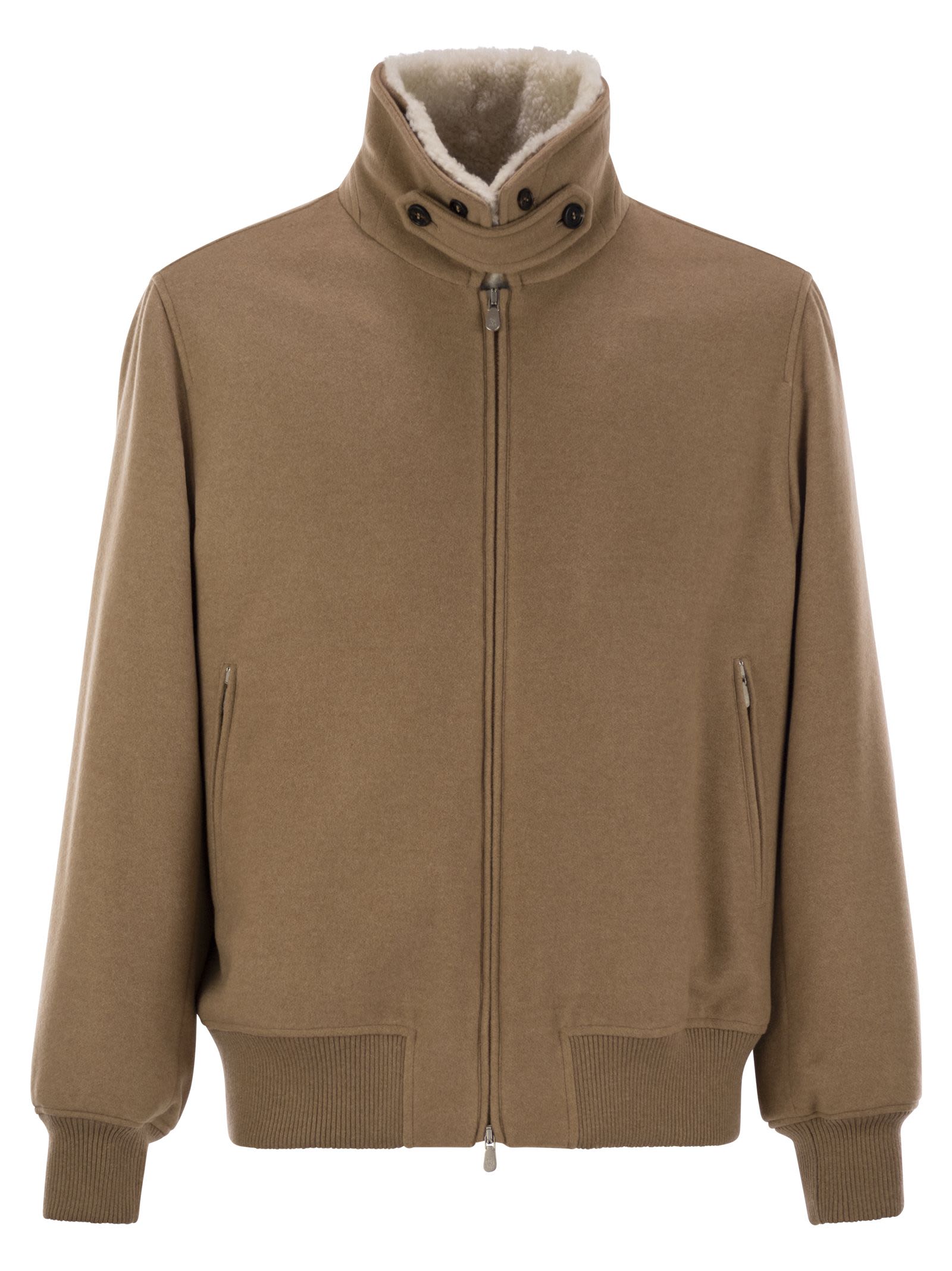 Cashmere Bomber Jacket