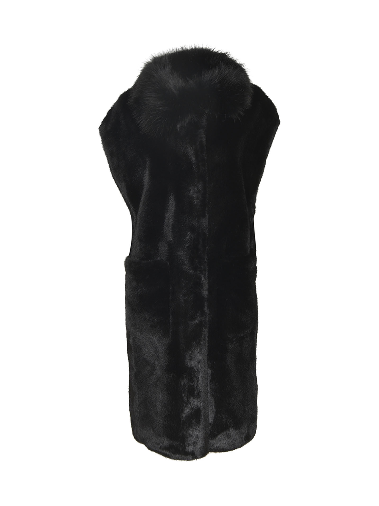 S. W.O. R.D 6.6.44 Furred Sleeveless Coat