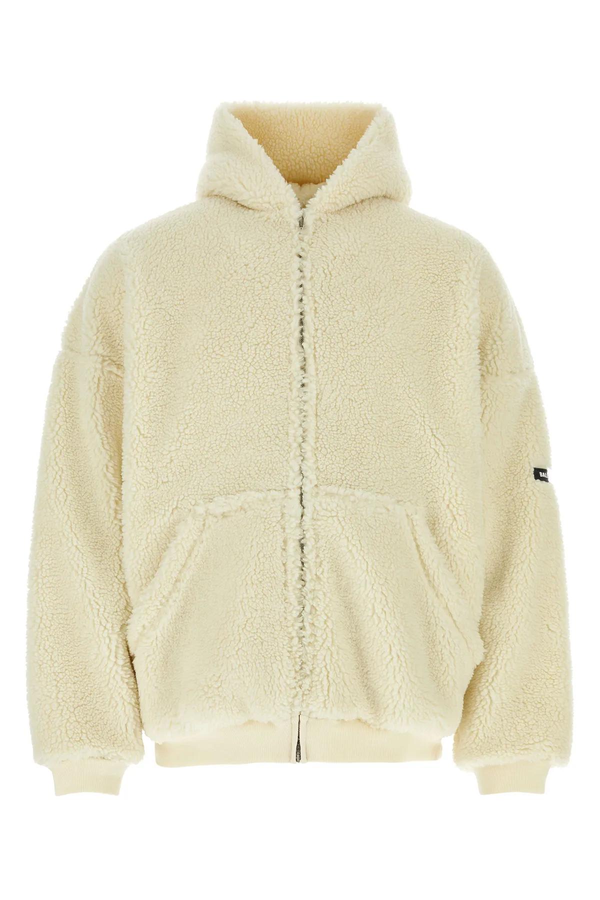 Ivory Teddy Oversize Sweatshirt