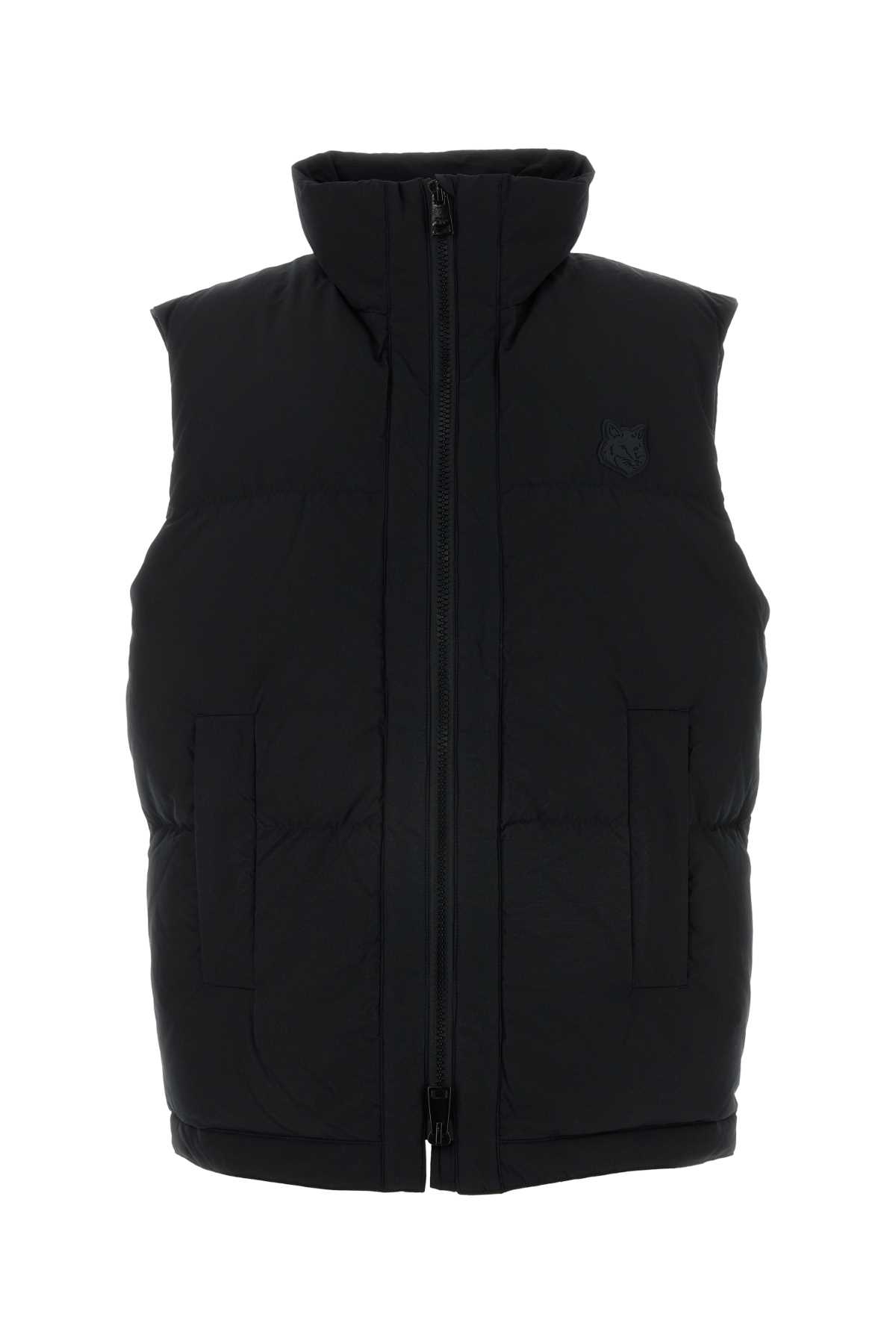 Maison Kitsuné Black Polyester Down Jacket