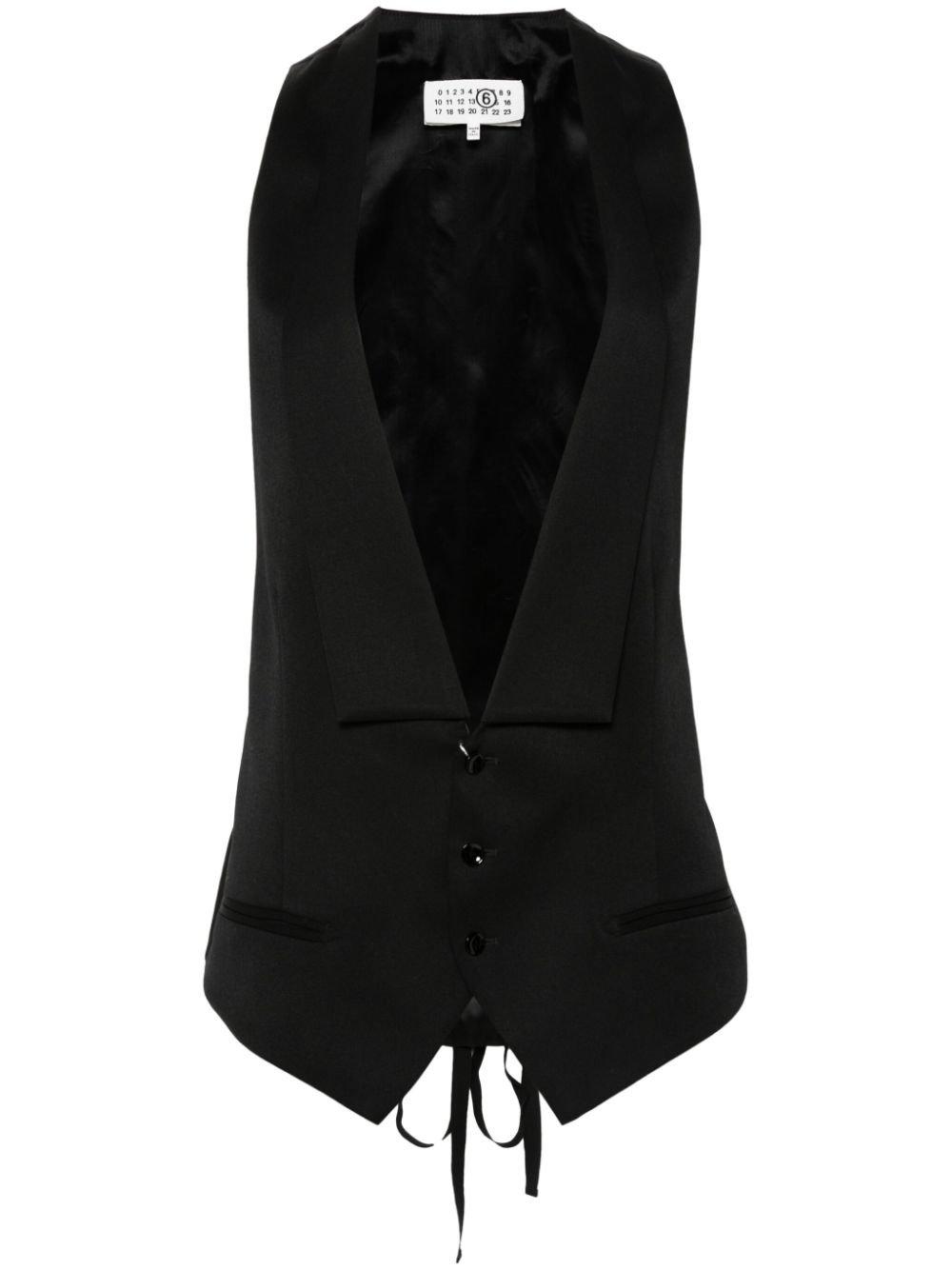 Elongated Belted Waistcoat