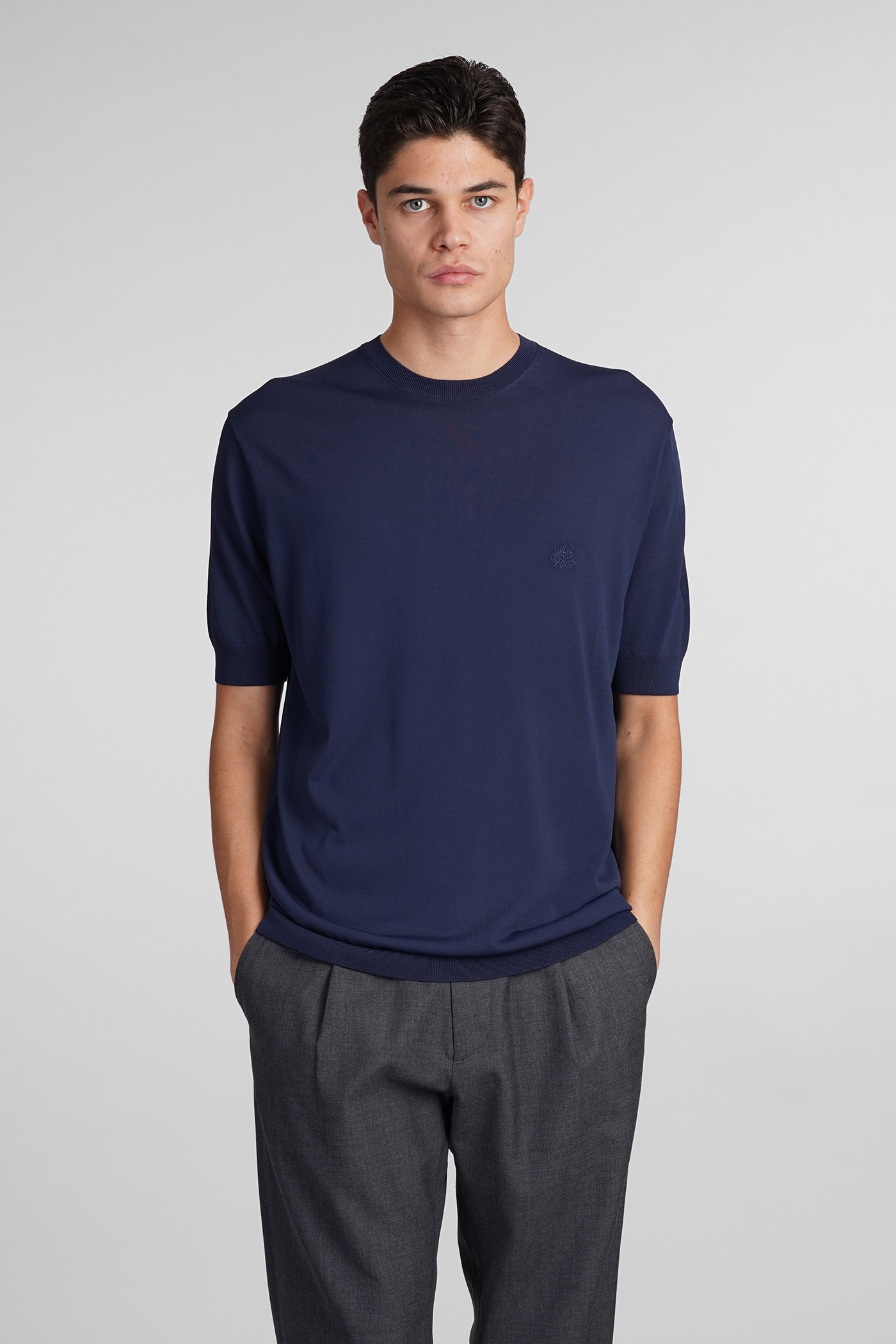 K186 T-shirt In Blue Viscose