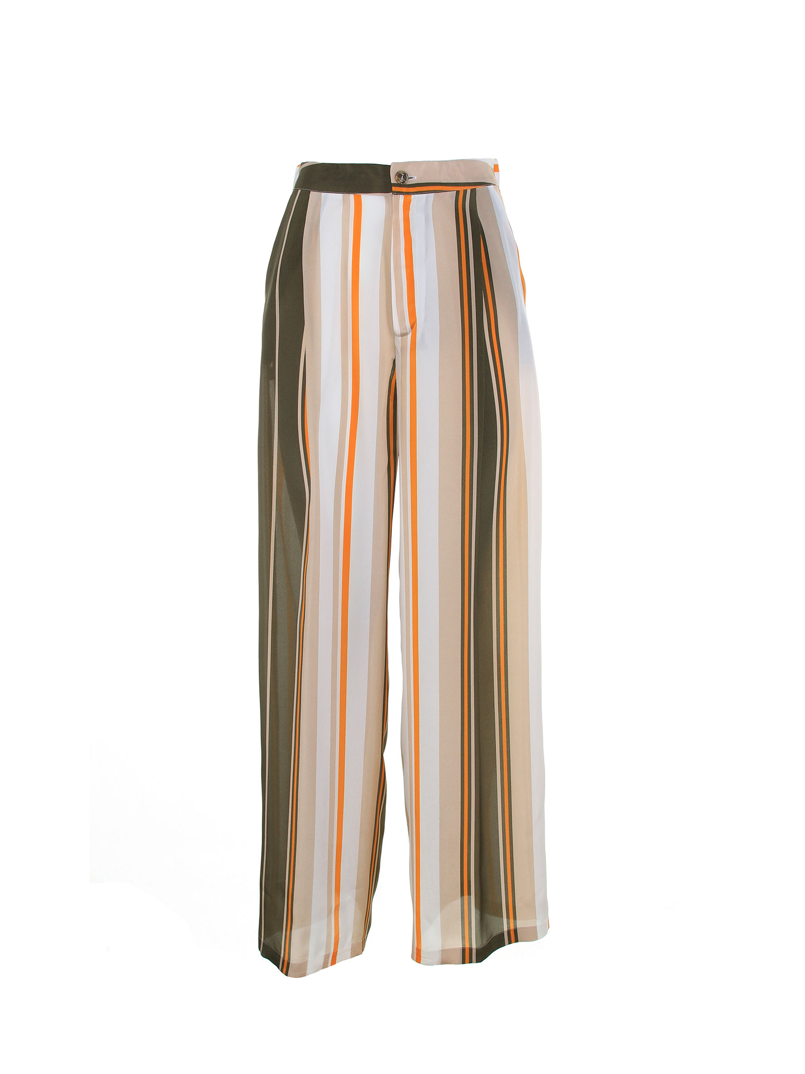 Palazzo Trousers In Silk