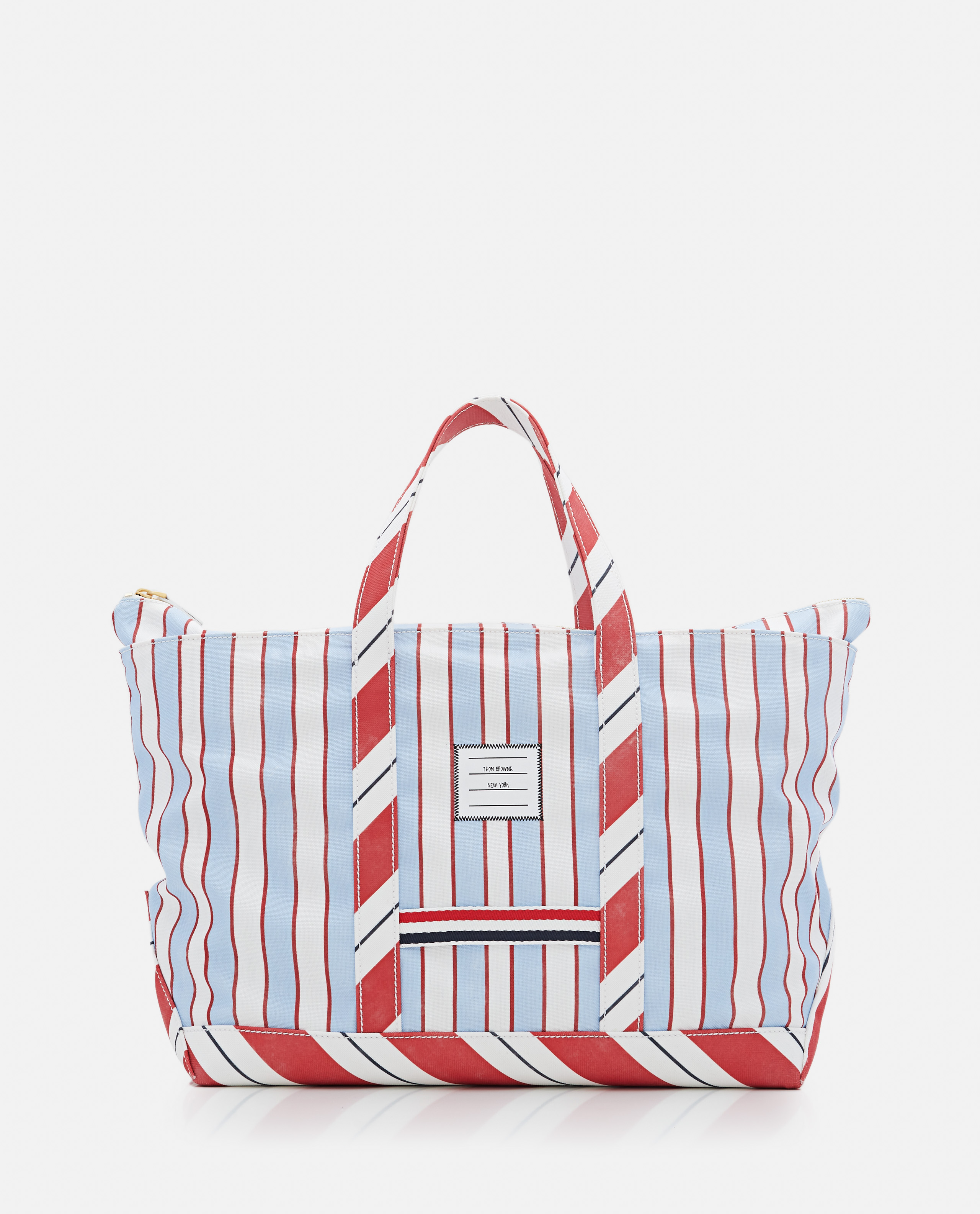 Medium Tool Tote In Washed Striped Canva