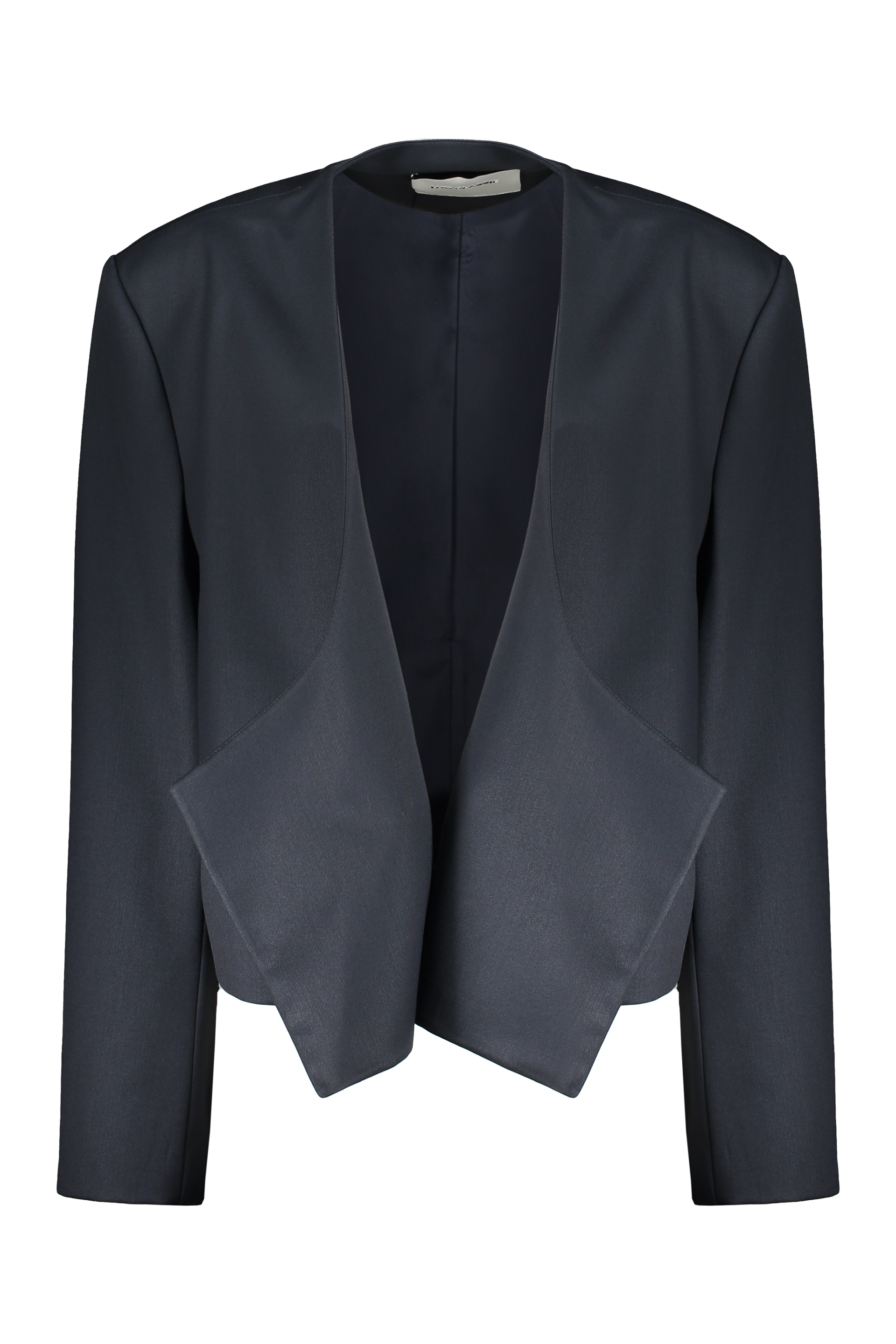 Low Classic Wool Blend Blazer In Blue