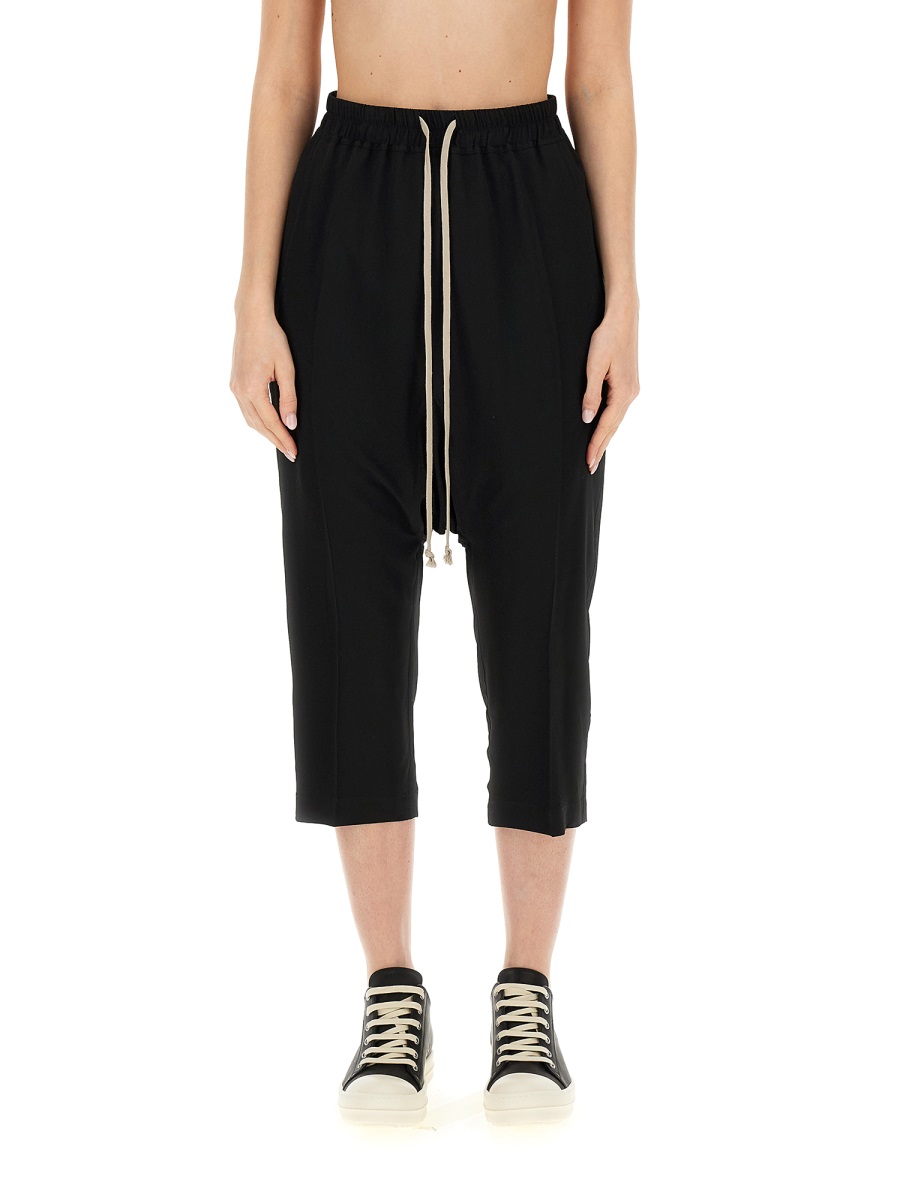 Drawstring Cropped Pants