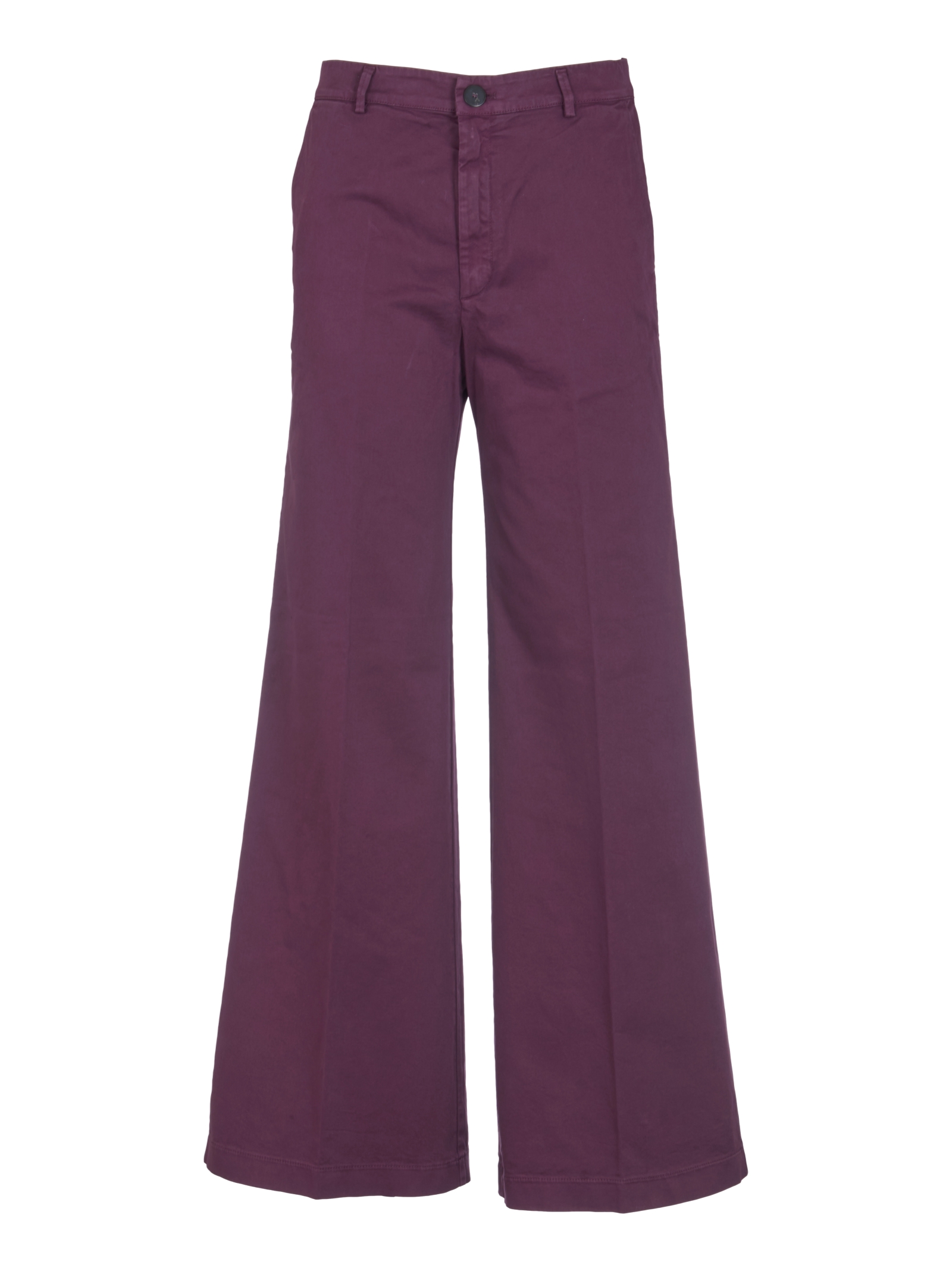 Forte_Forte Plain Flared Trousers