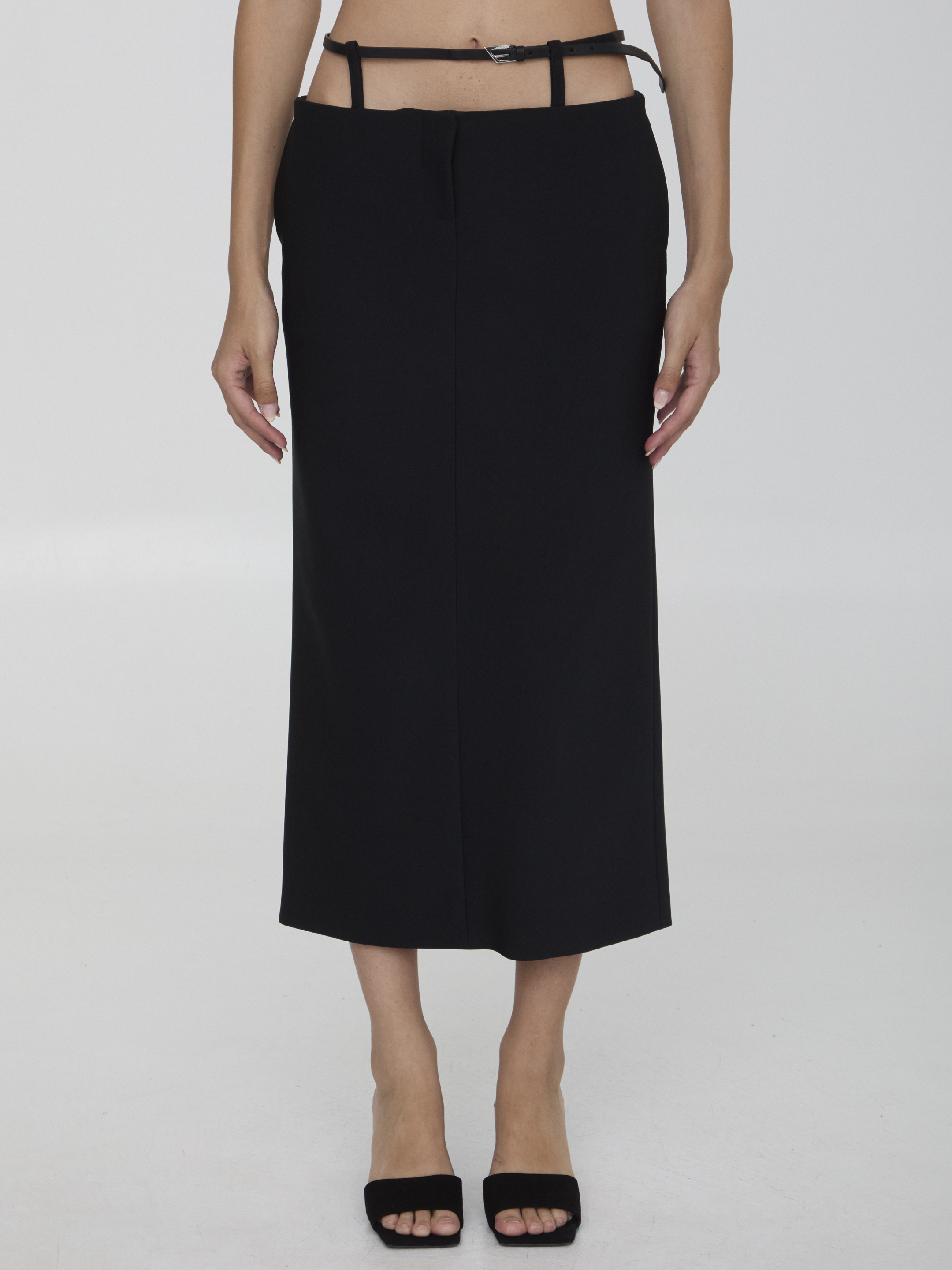 The Attico Midi Skirt