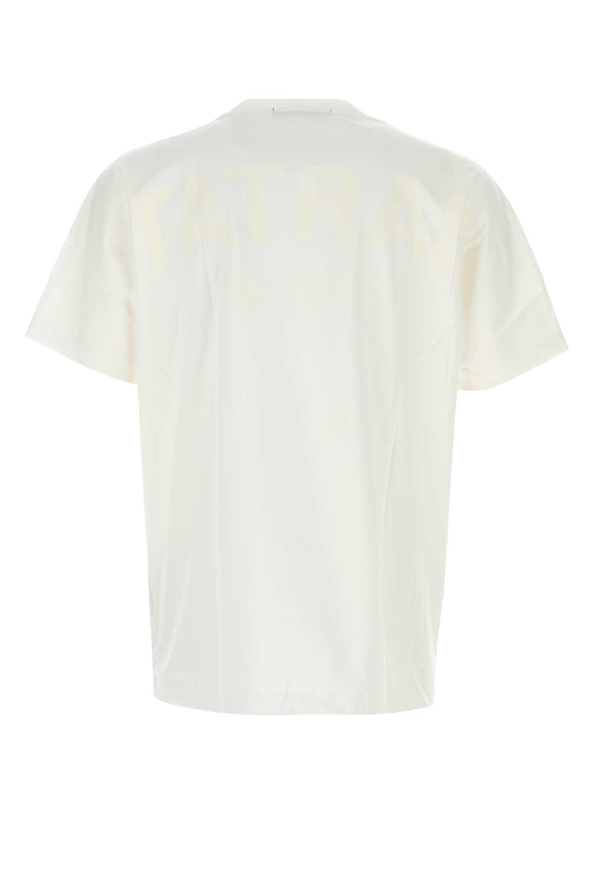 Tatras Crew Neck Plain Regular Fit T-shirt In White