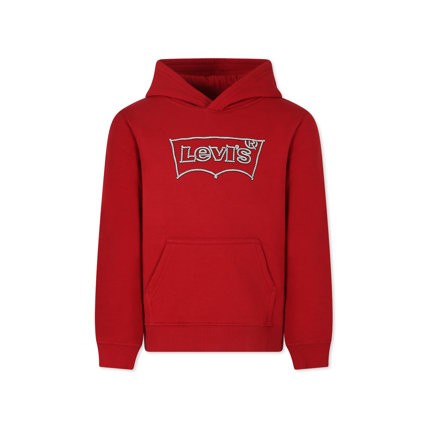 Levi's Red Sweatshirt For Boy With Logo In Red
