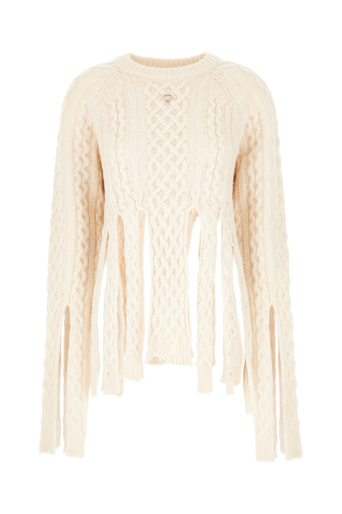 Ivory Wool Blend Sweater