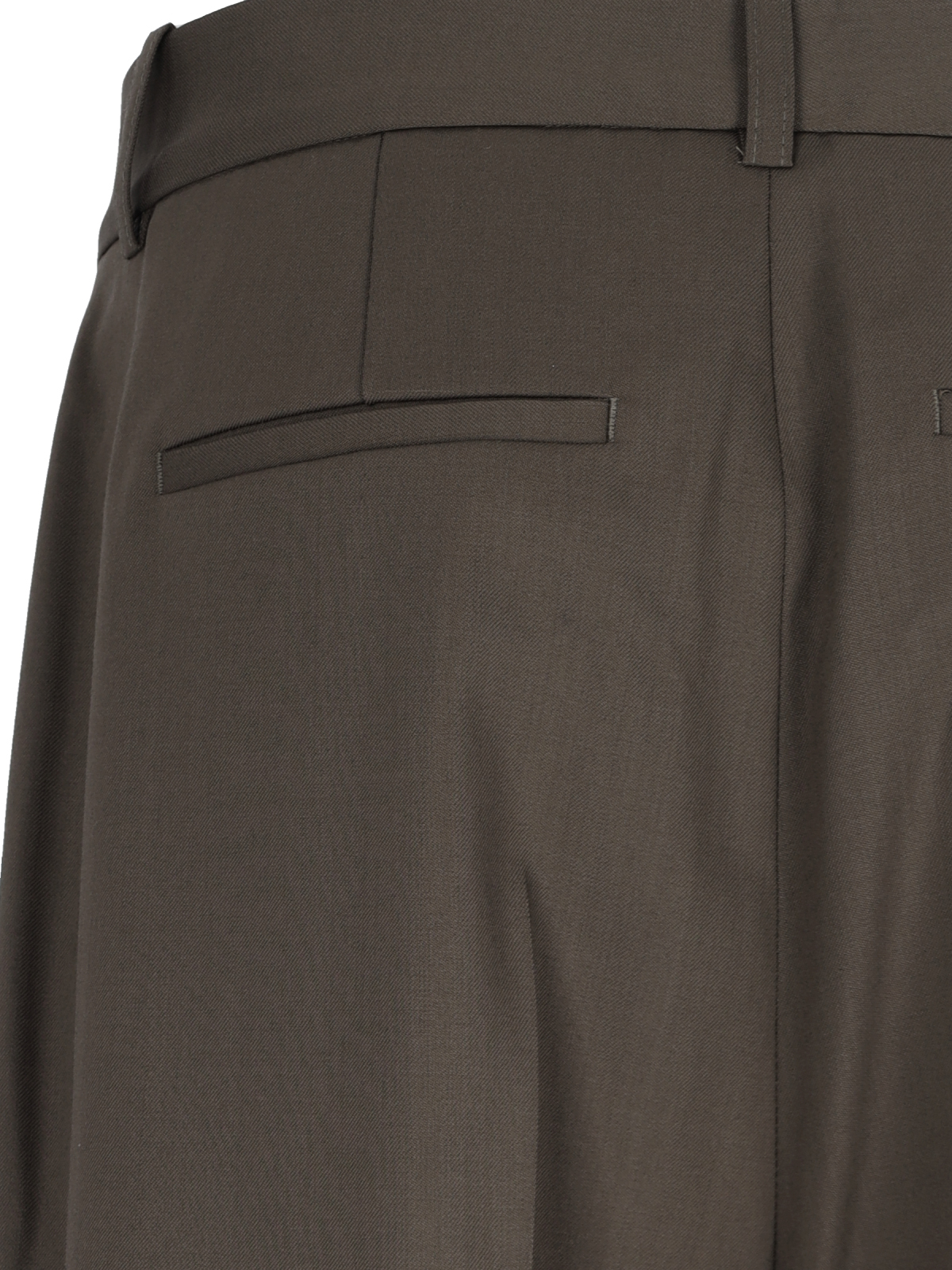 Shop Rohe Relaxed Trousers In Brown