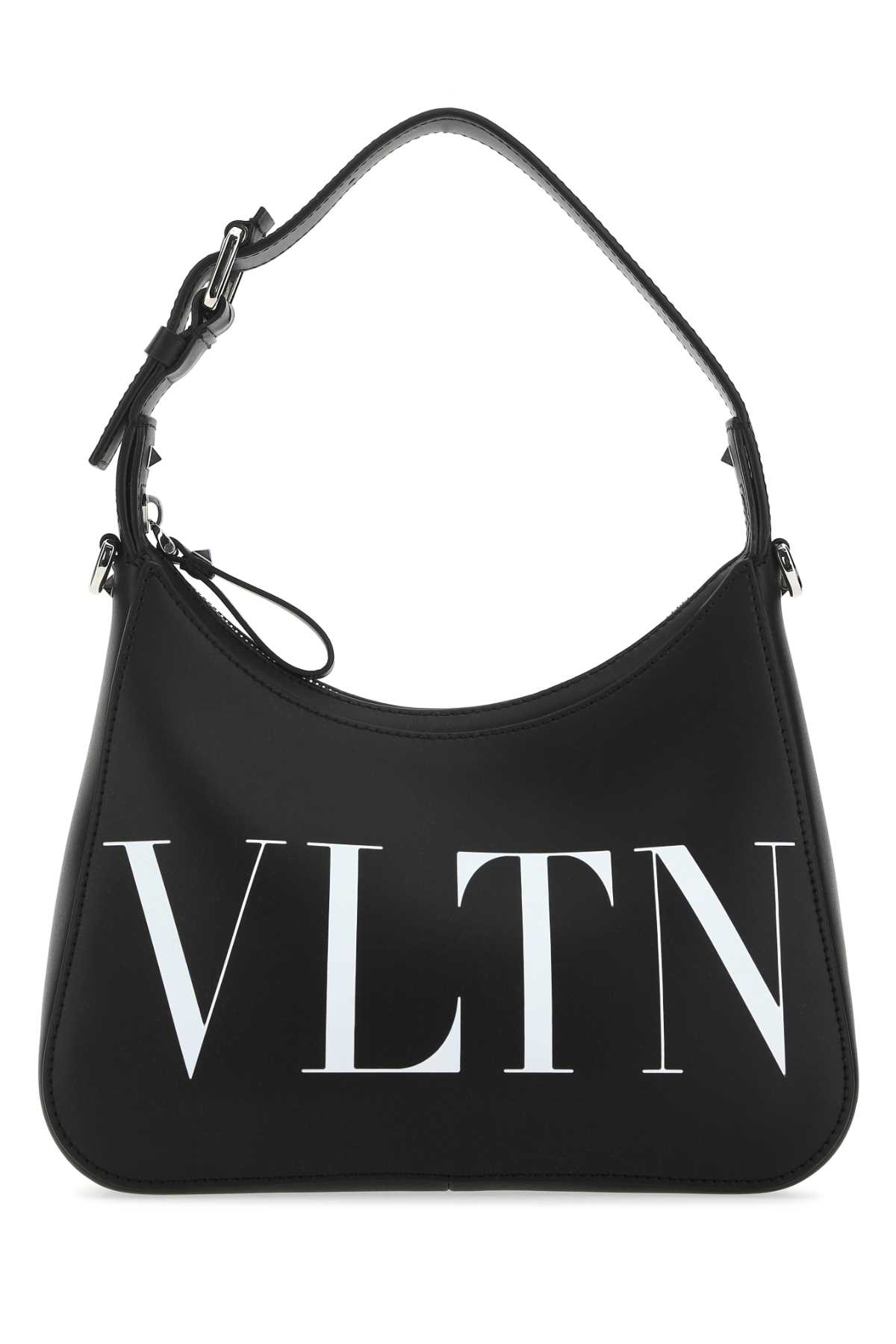 Black Leather Vltn Handbag