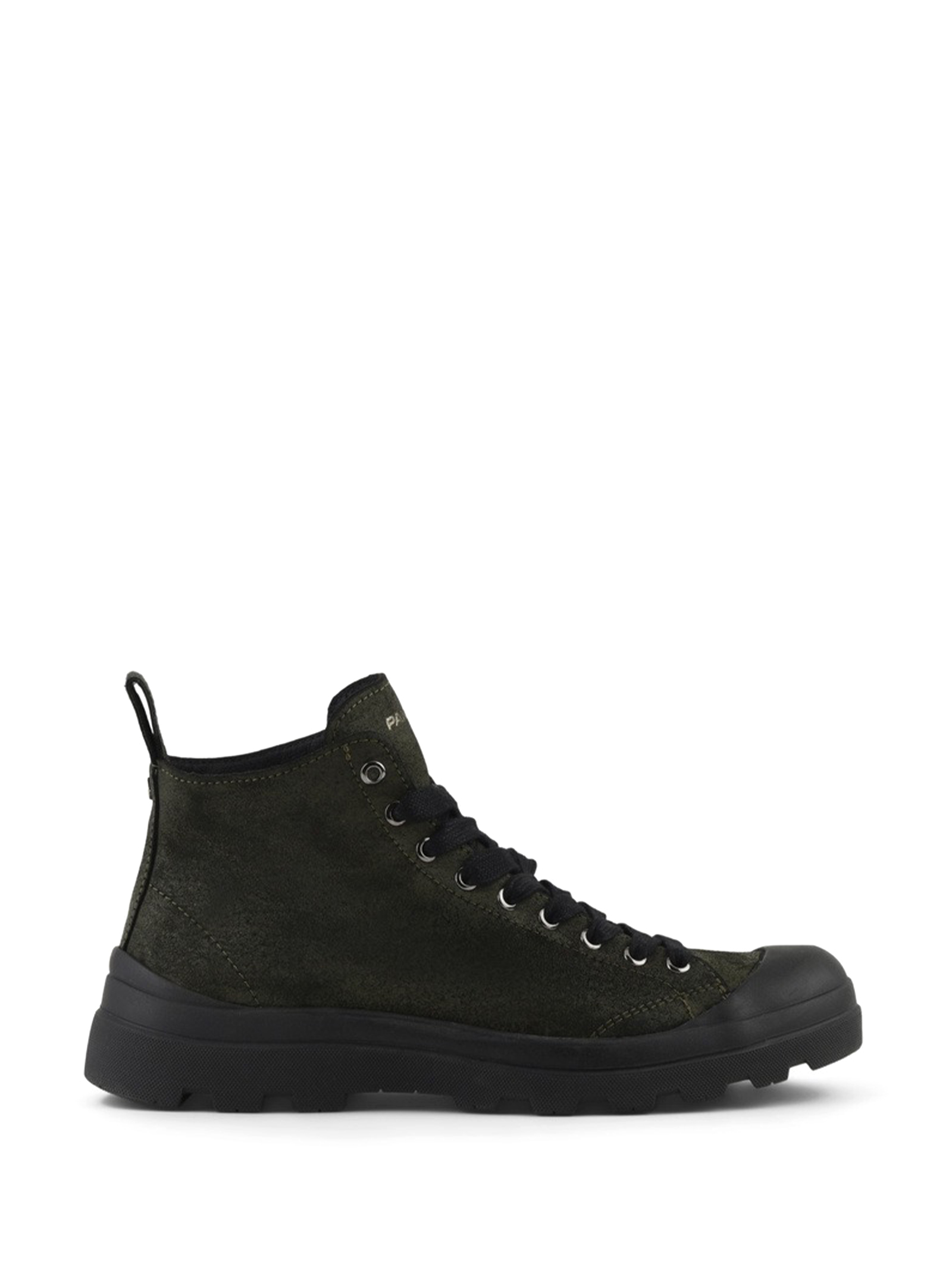 P03 Mens Ankle Boot In Waxed Suede