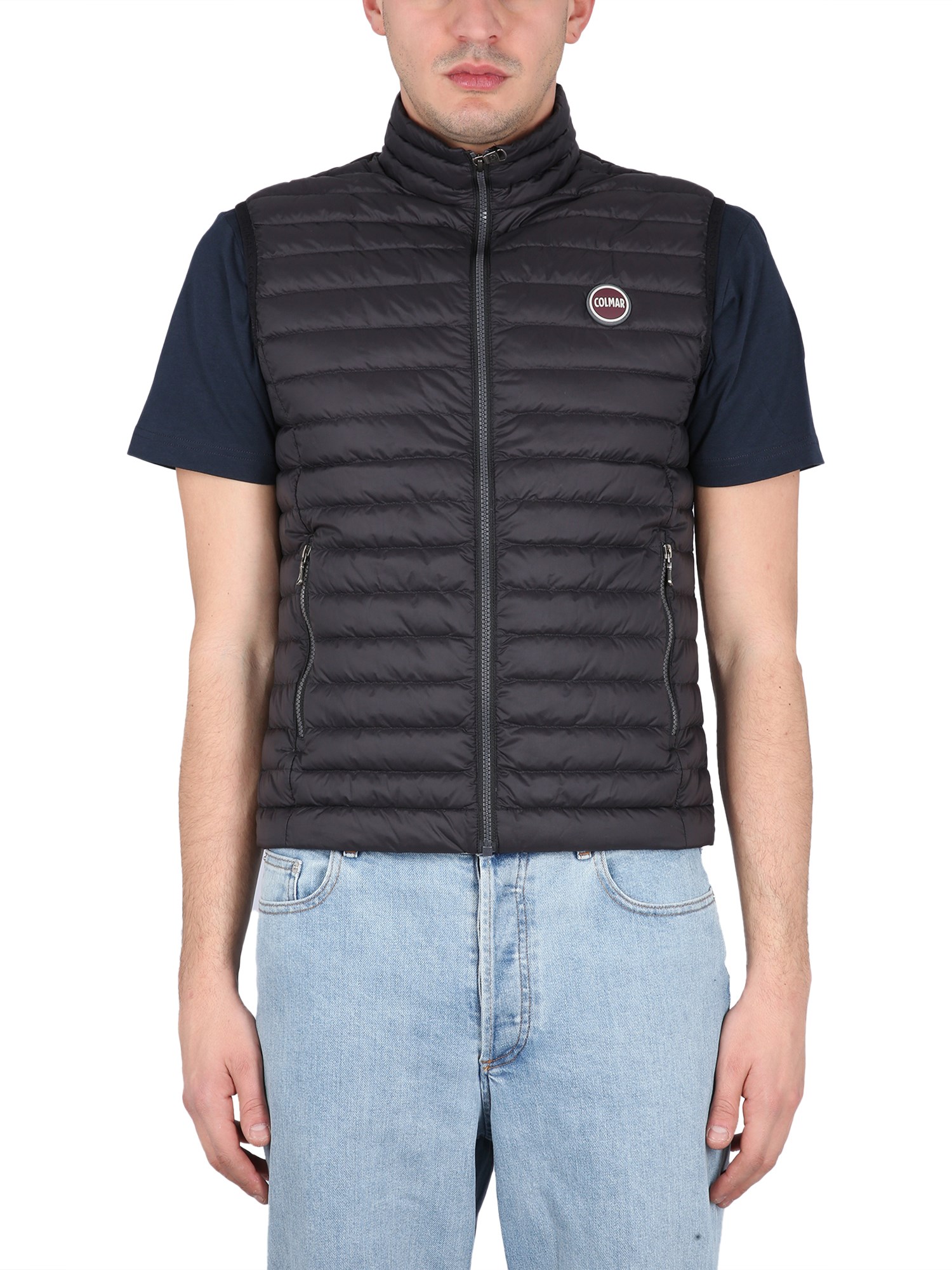 Padded Vest With Logo