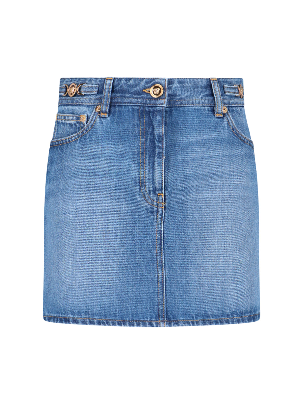 Denim Mini Skirt