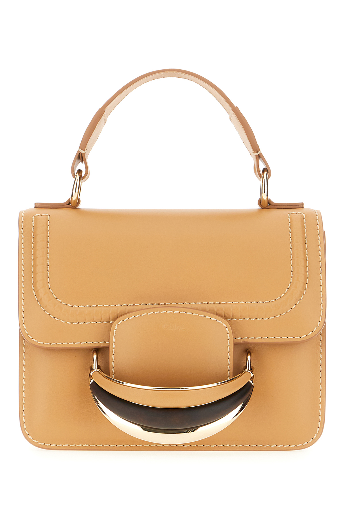 Chloé Camel Leather Handbag