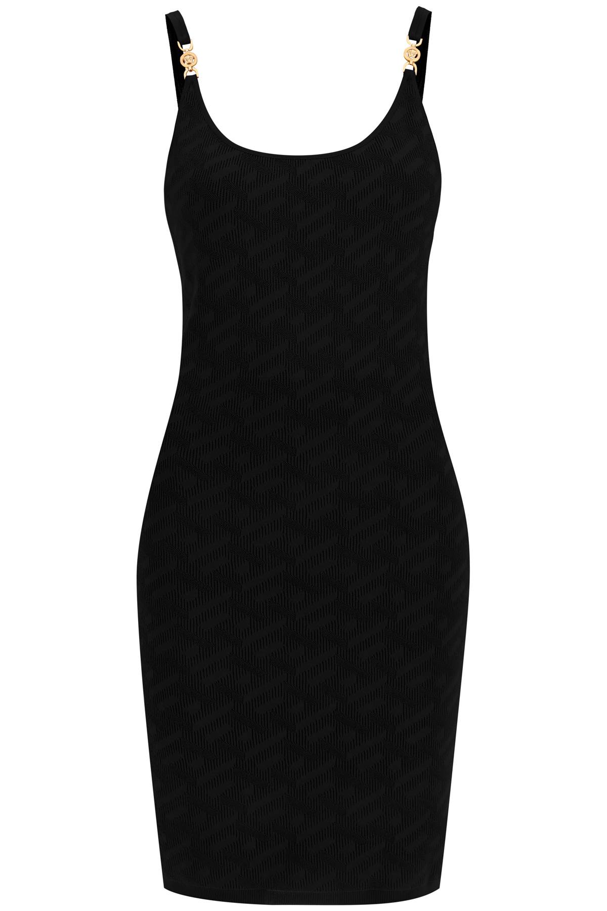 la Greca Knitted Mini Dress