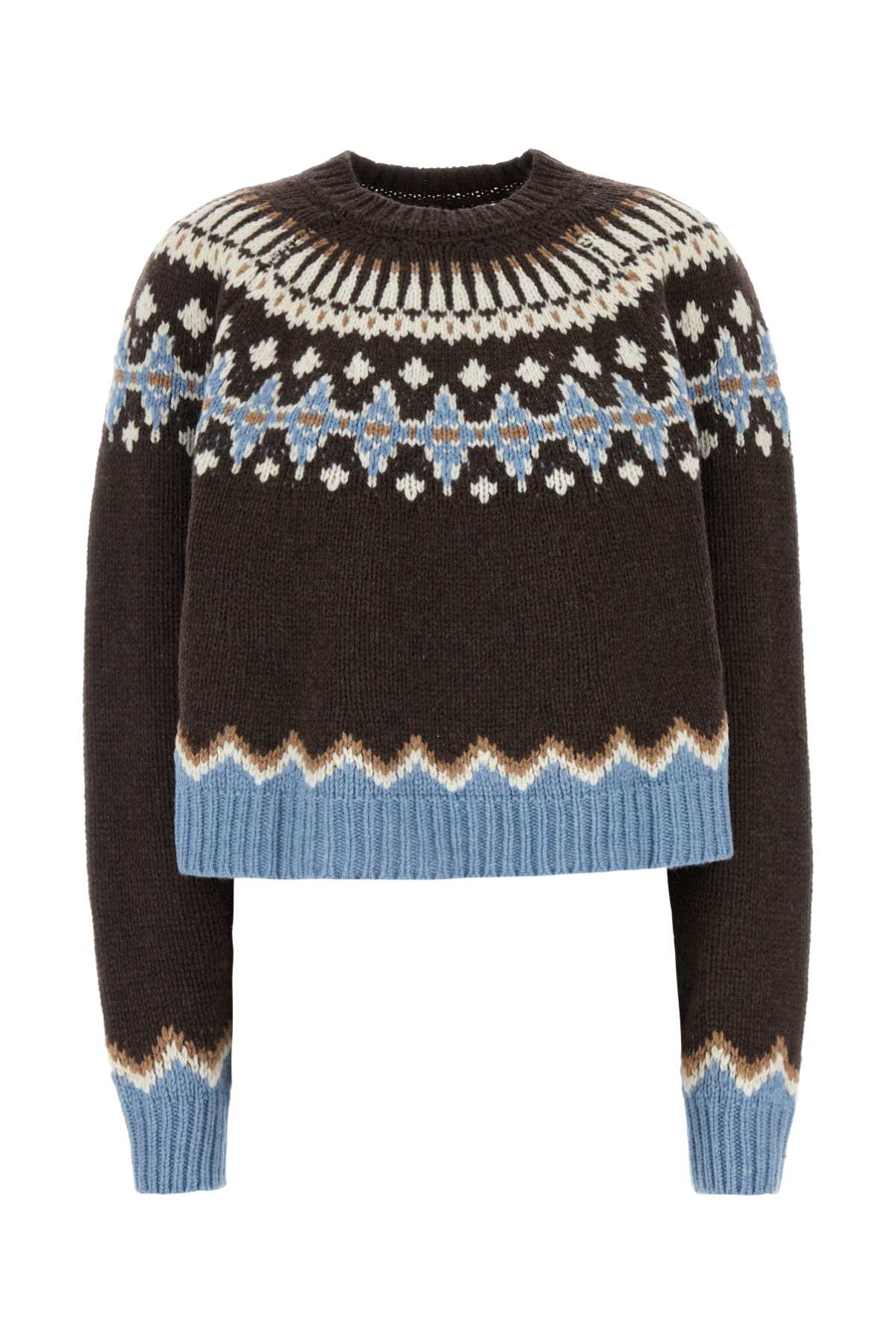 Embroidered Wool Sweet Winter Sweater