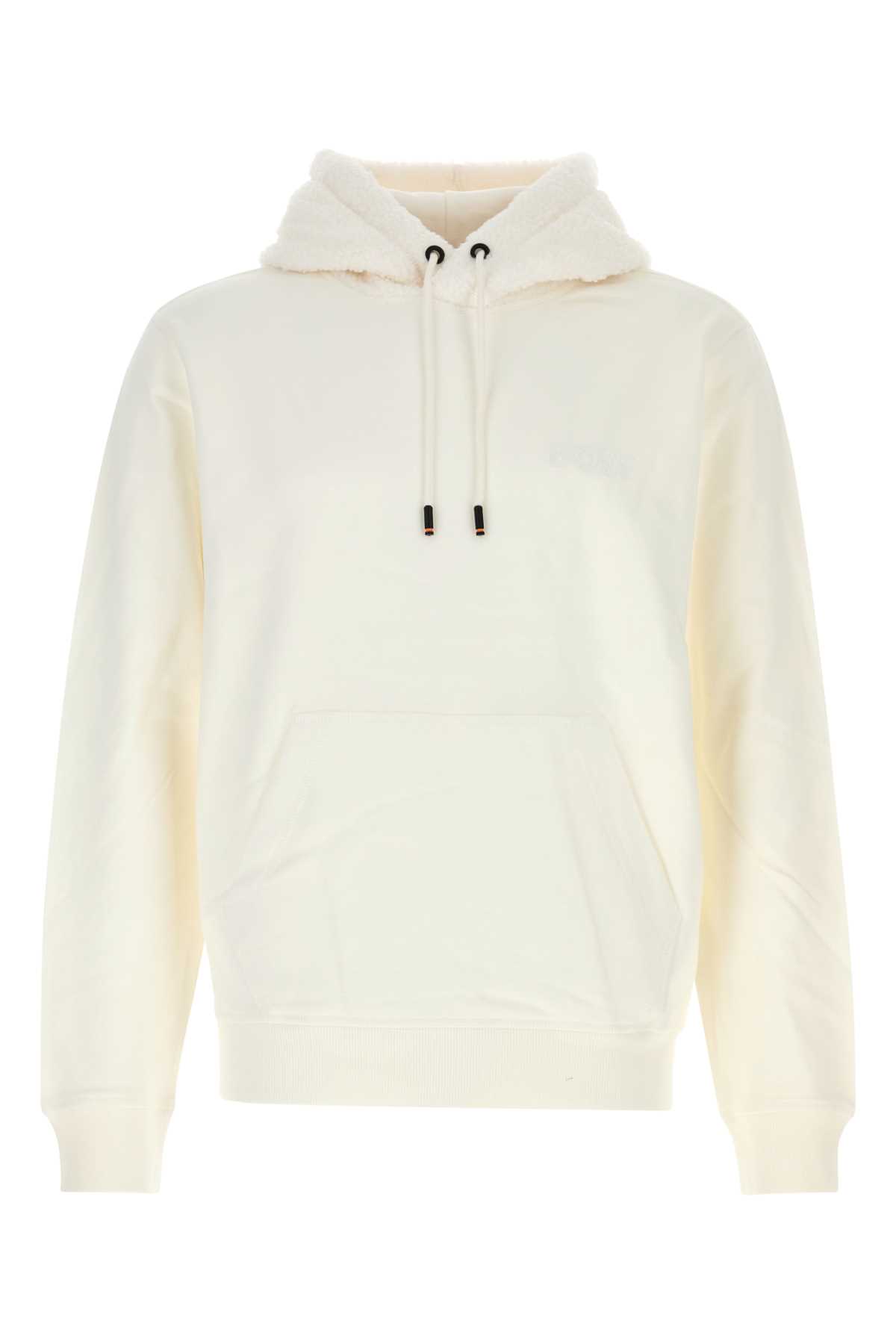 White Cotton Sweatshirt