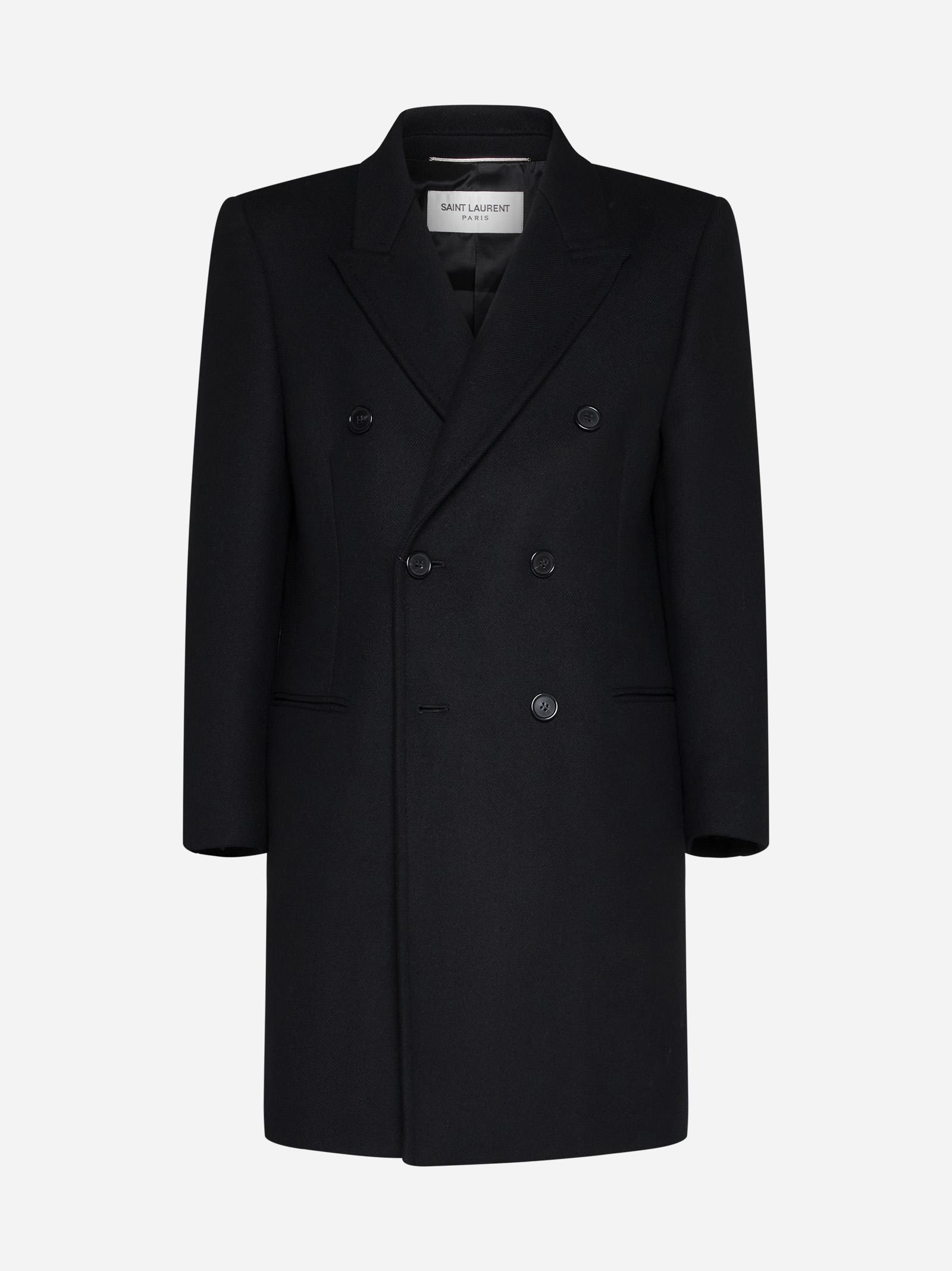 Double-breasted Wool Coat