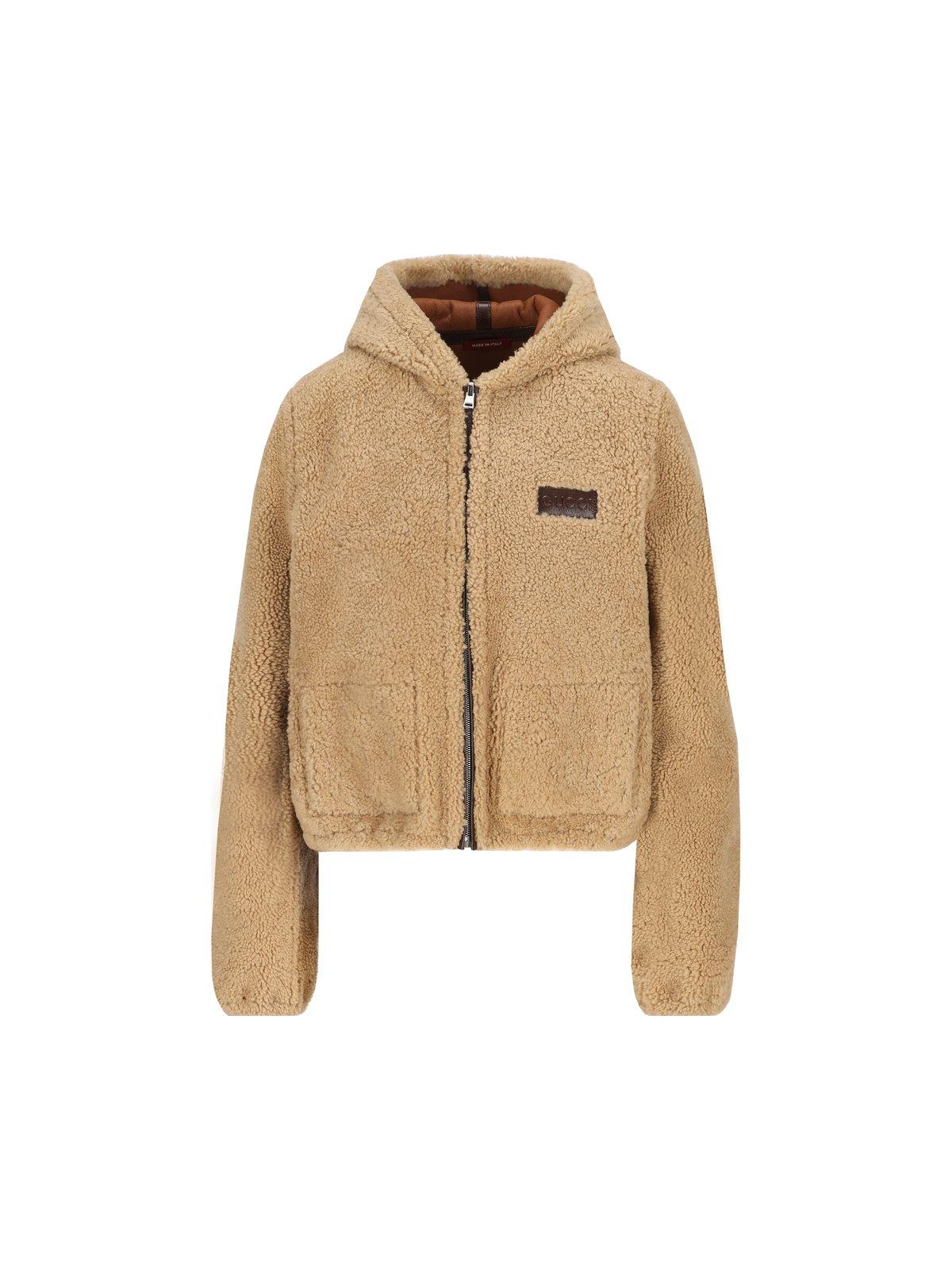 Reversible Shearling Bomber Jacket