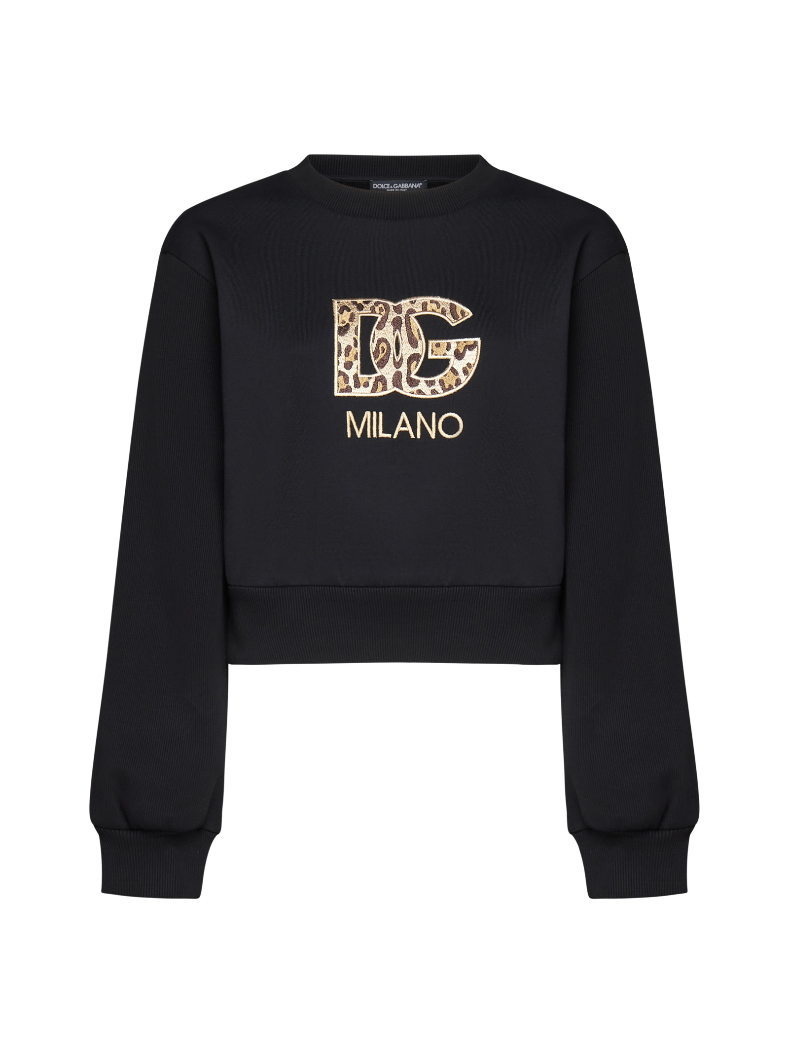 Dg Logo Cropped Sweatshirt