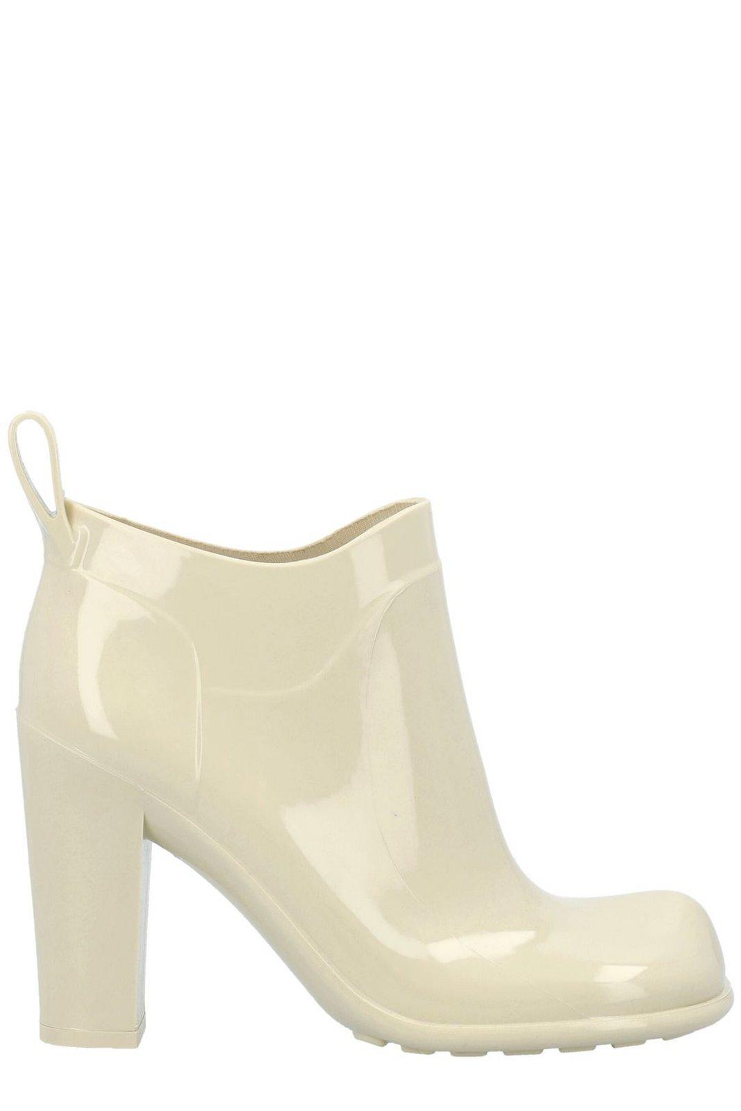 Shine Square Toe Ankle Rain Boots