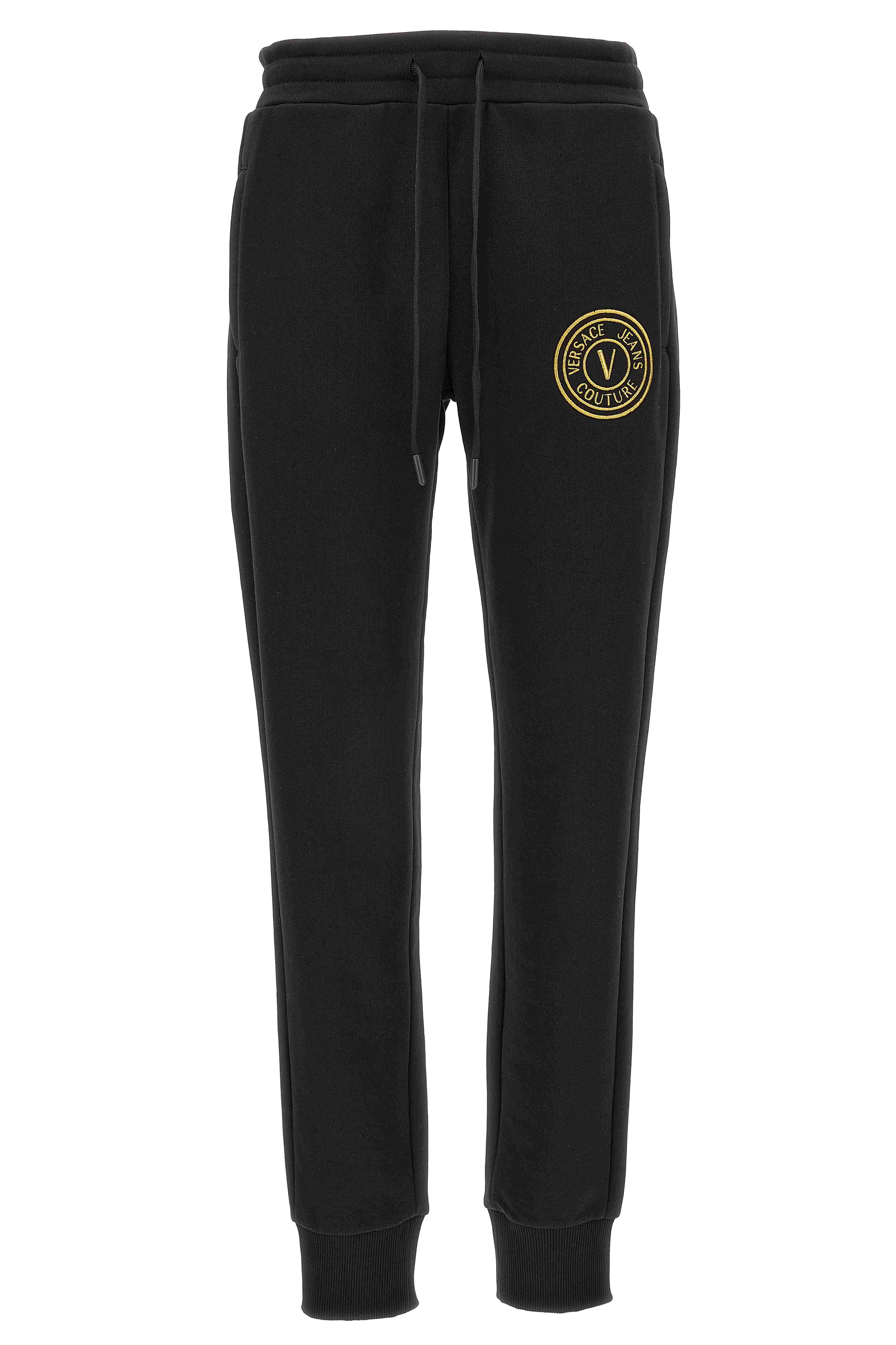 V-emblem Print Track Pants