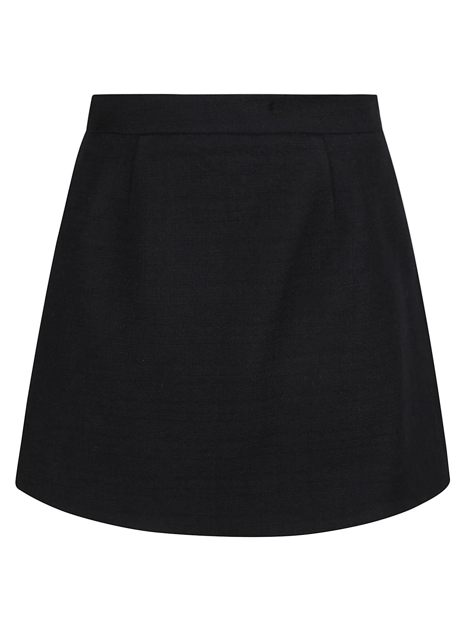 Cotton Tweed Mini Skirt